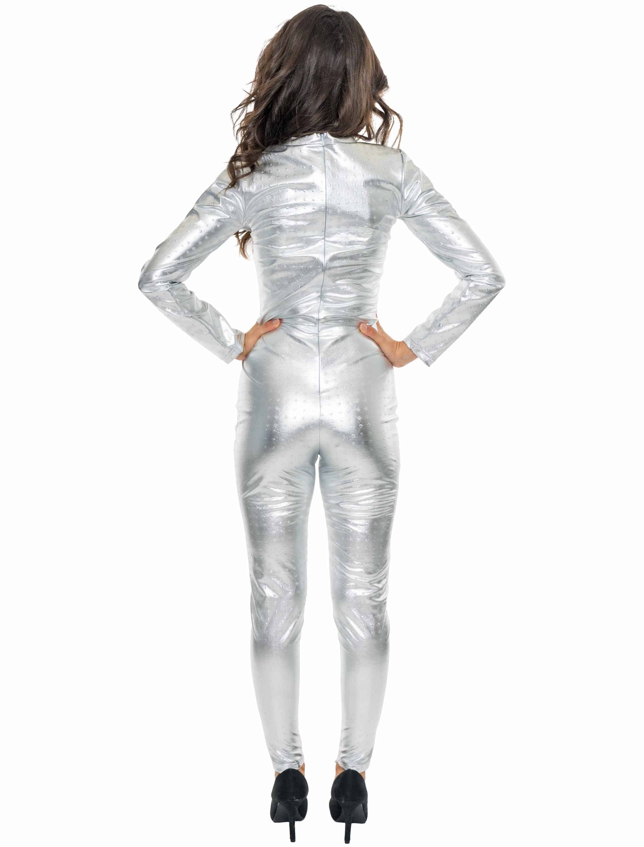 Catsuit silber S/M