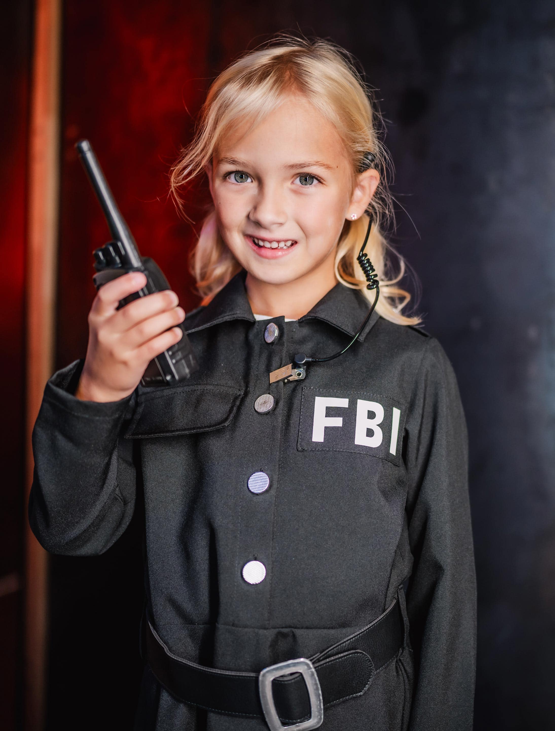 Kleid FBI Kinder schwarz 164