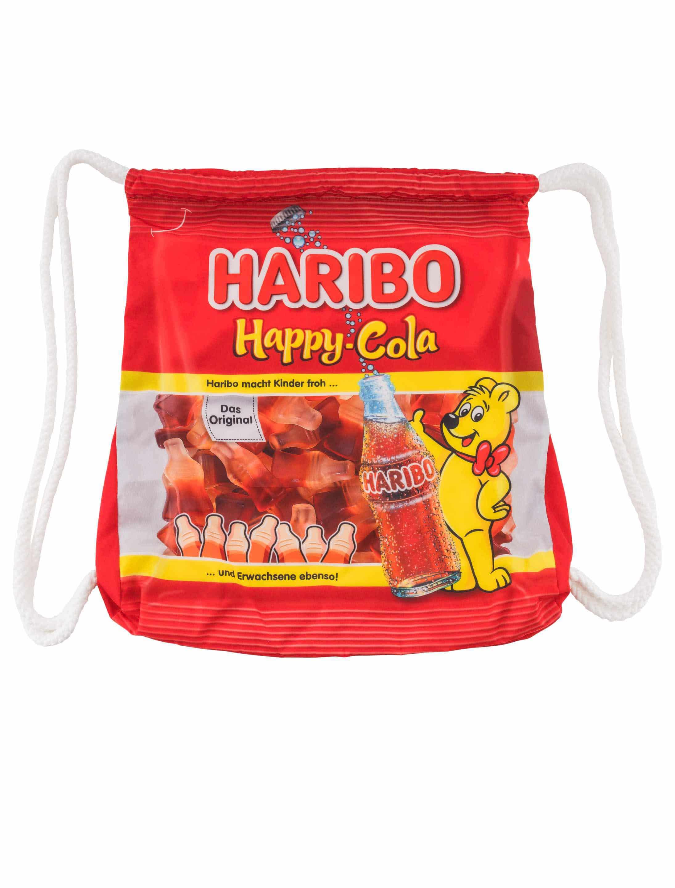 Turnbeutel HARIBO Happy Cola rot