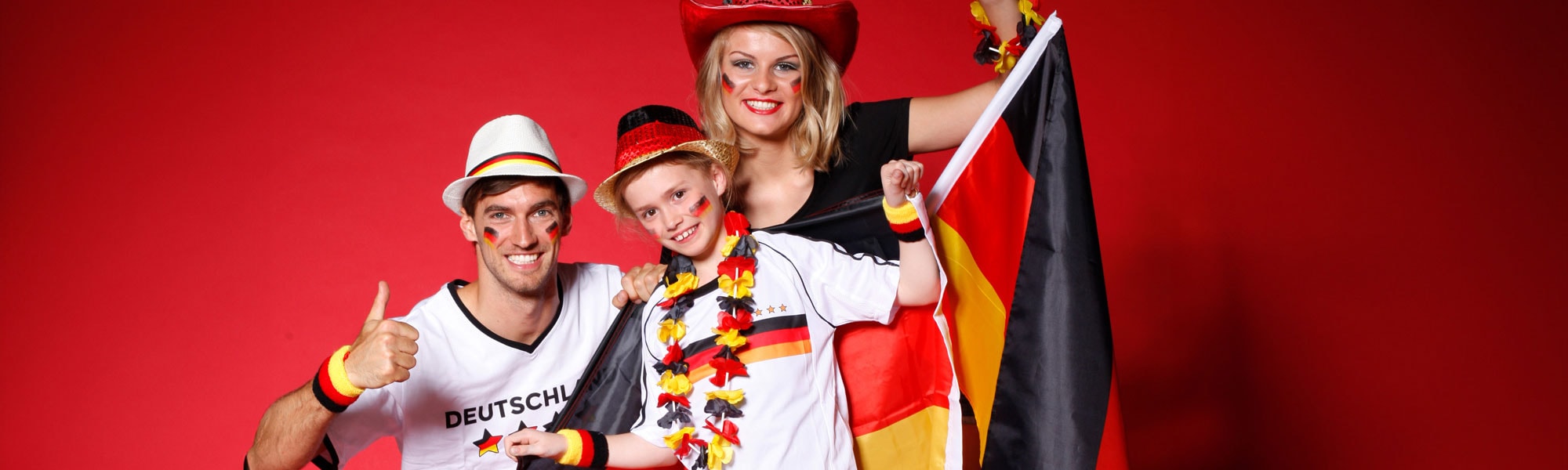 Deutschland Kostüme und Fanartikel für Gruppen
