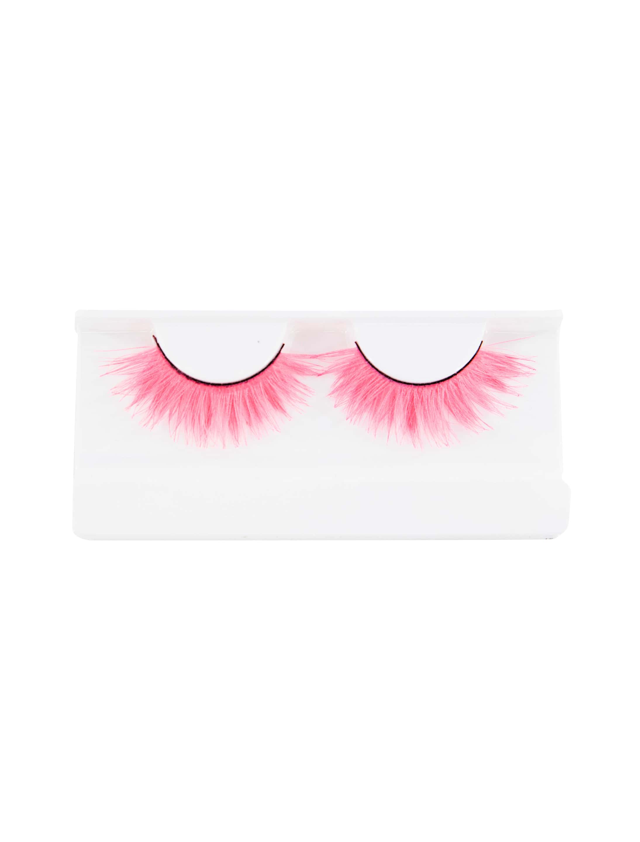 Wimpern glow in the dark neonpink