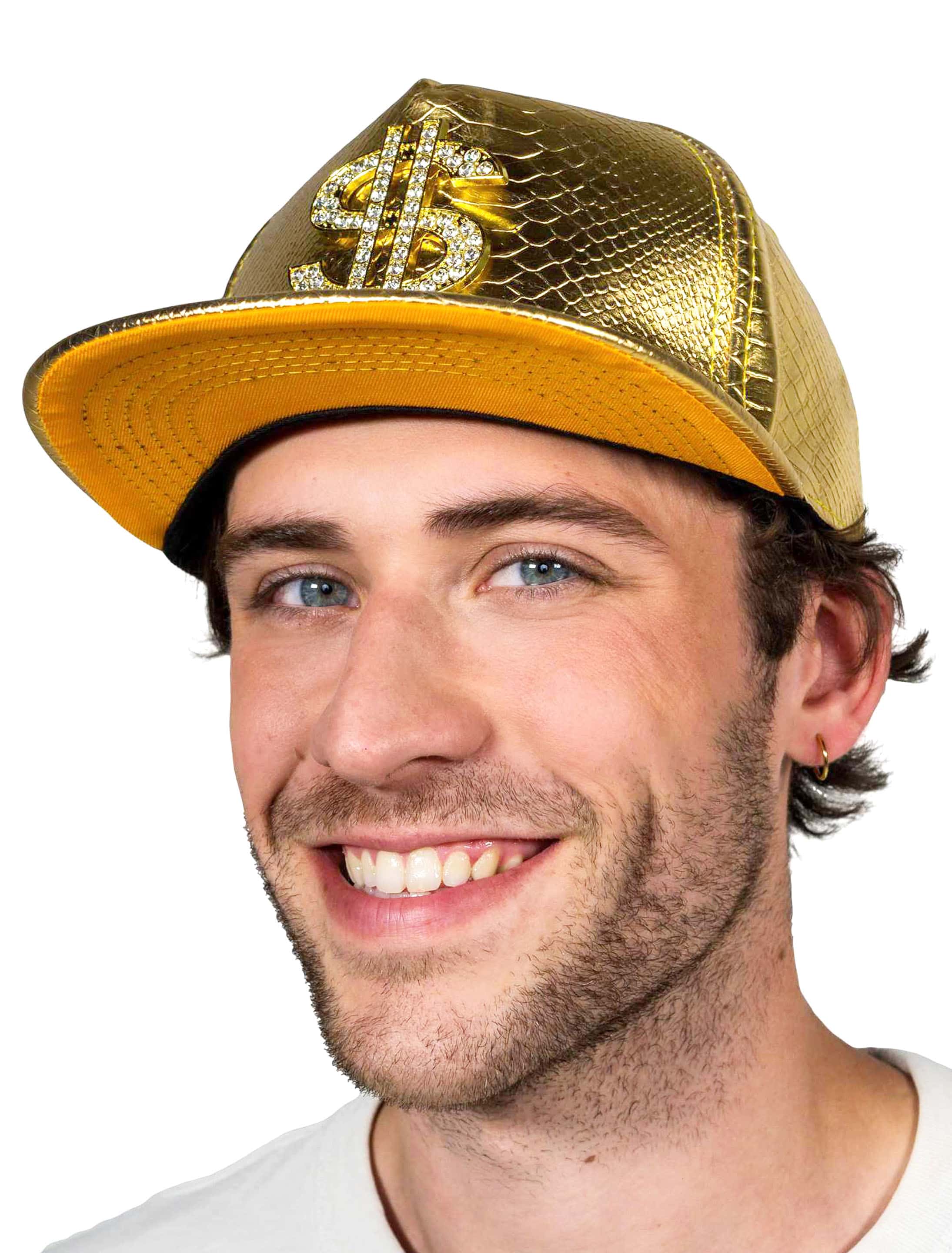 Baseball Cap Dollarzeichen gold