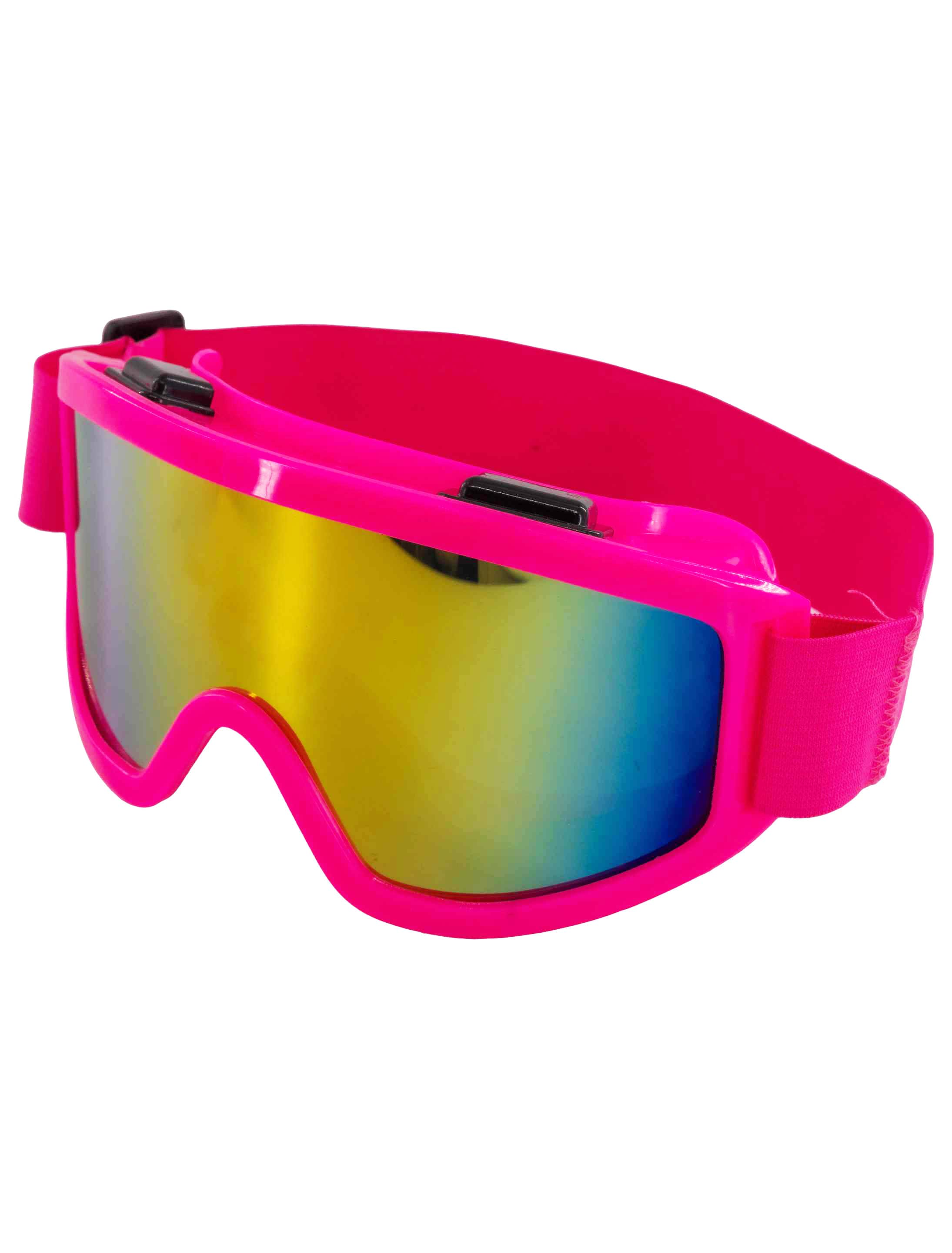 Skibrille neonpink