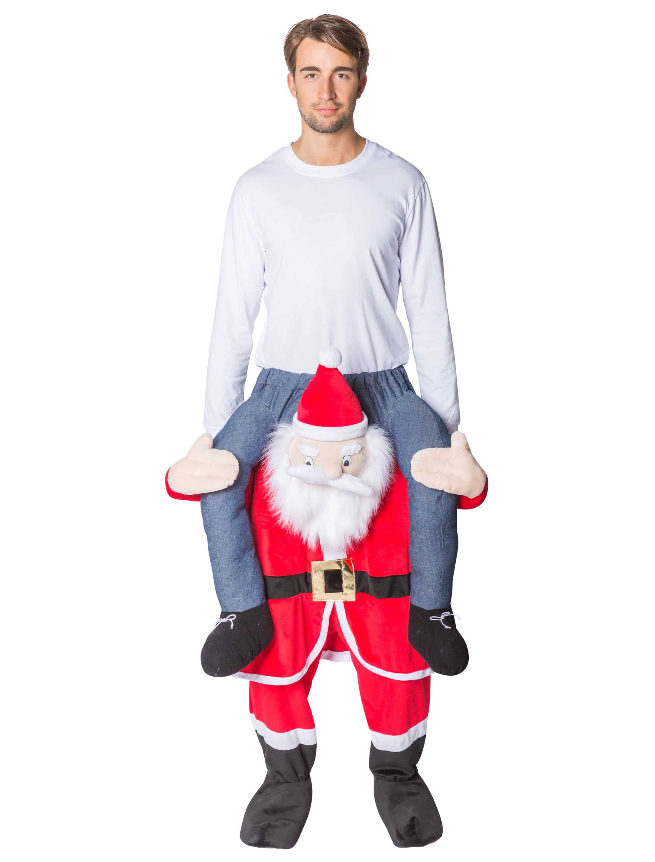 Kostüm Huckepack Weihnachtsmann