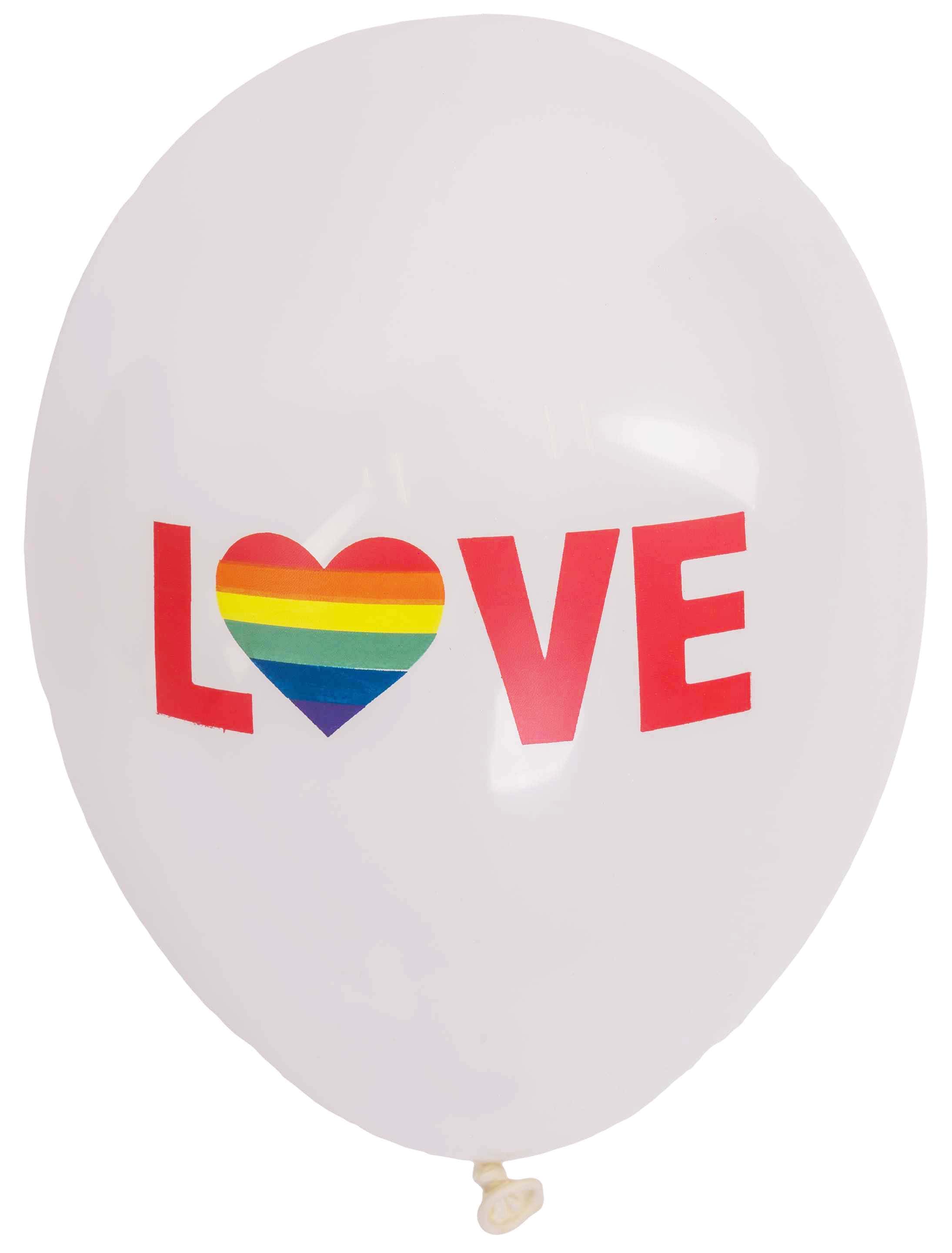 Luftballons Pride Love 25 Stk. bunt