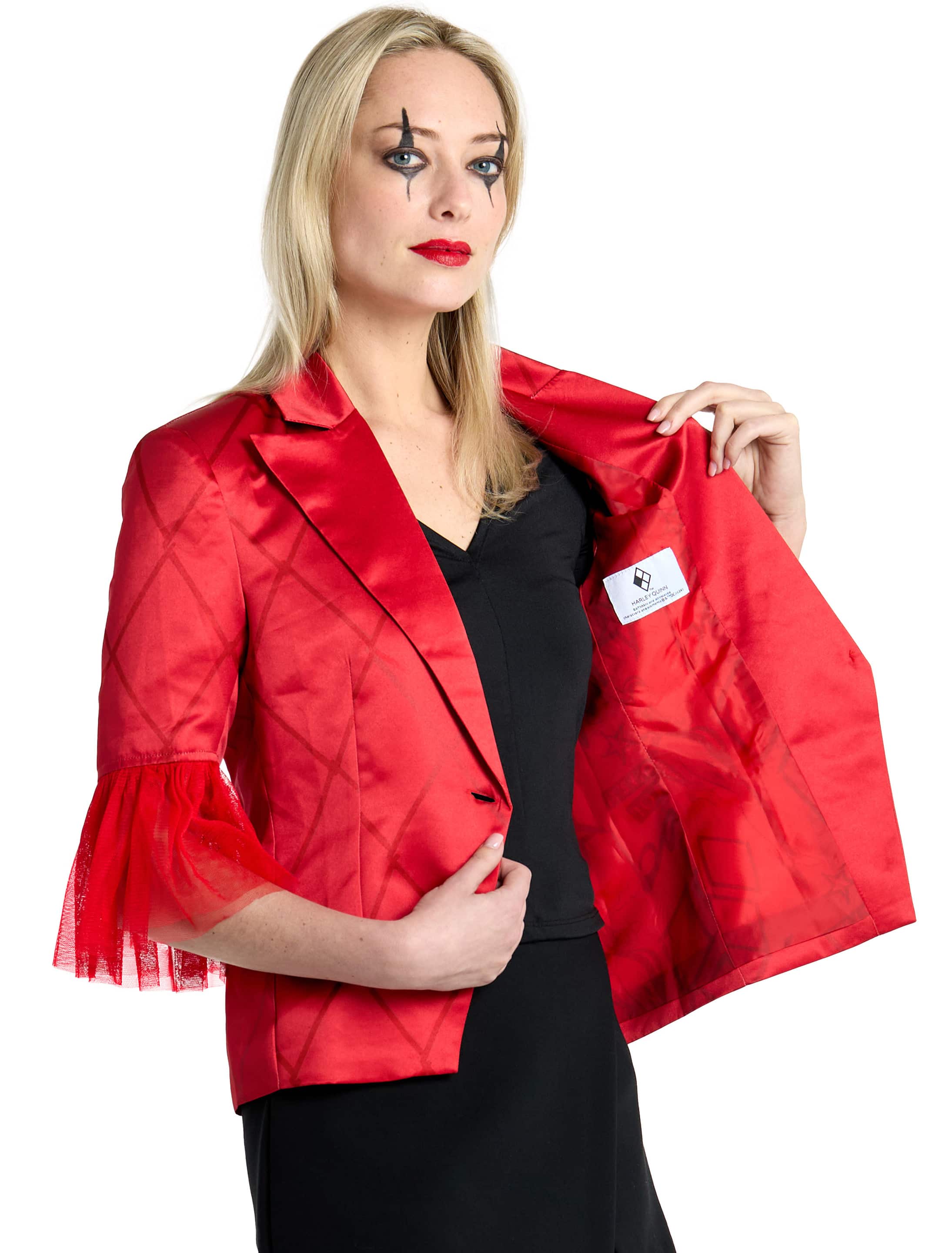 Blazer Harley Quinn Damen rot XL