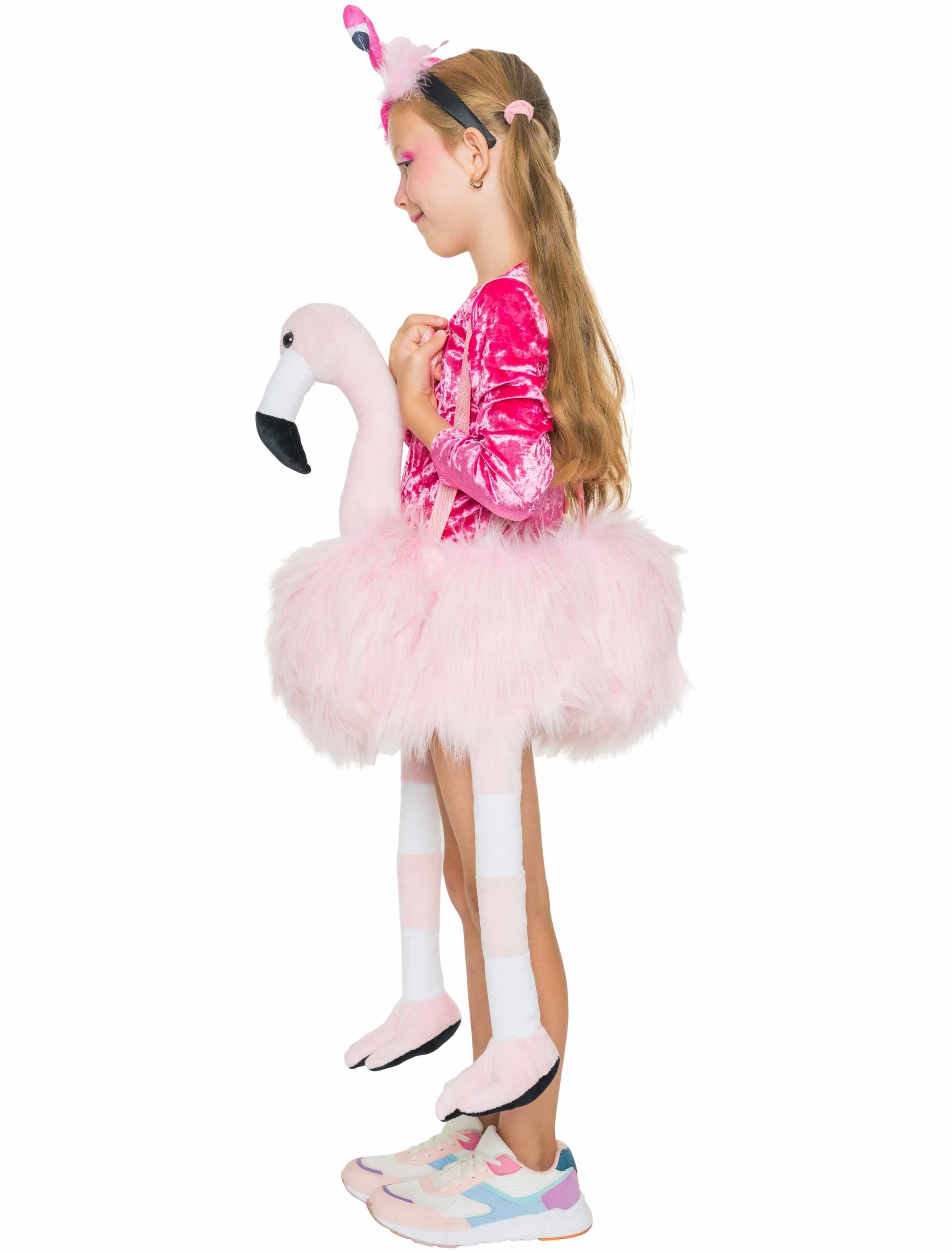 Flamingo Plüsch zum Umhängen Kinder rosa one size