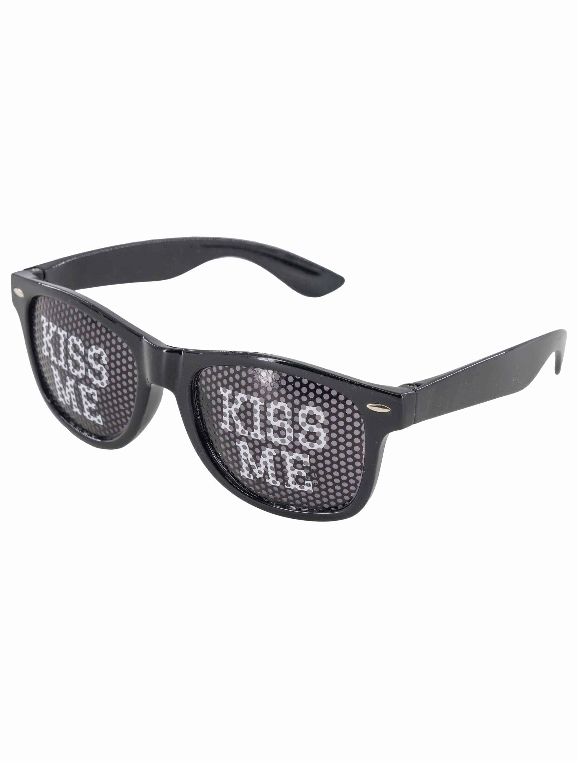 Brille Kiss me schwarz/weiß