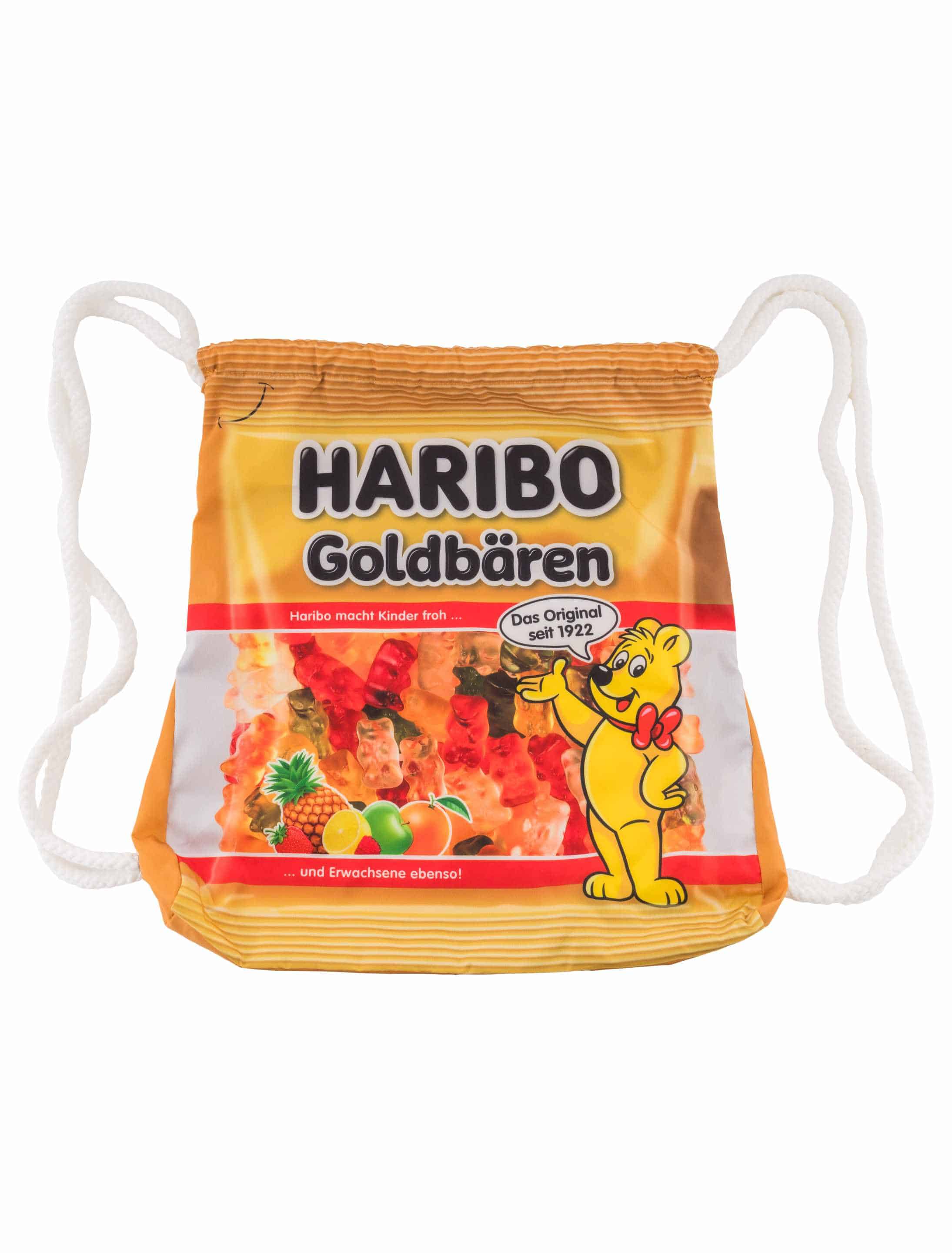 Turnbeutel HARIBO Goldbären gold