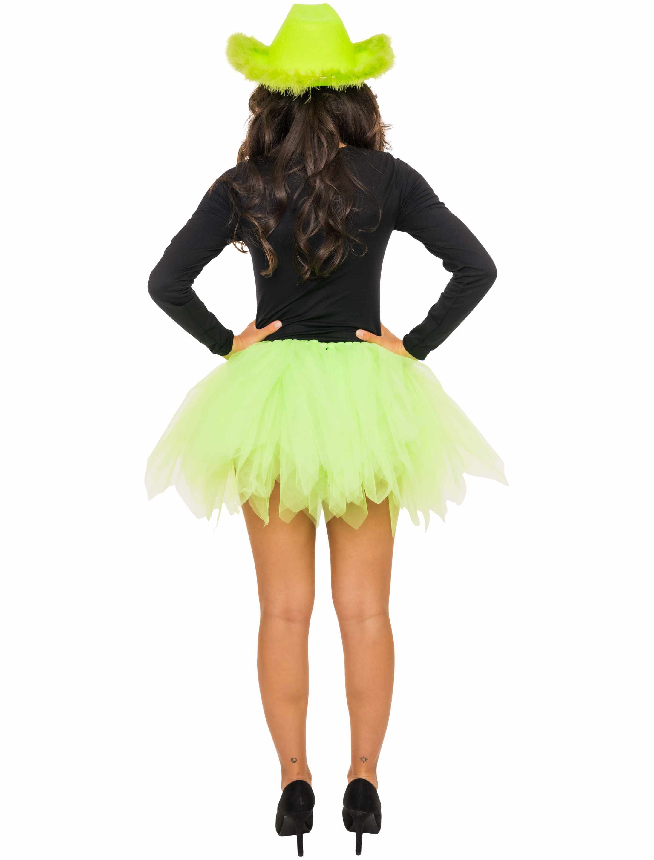 Petticoat Damen neongrün one size