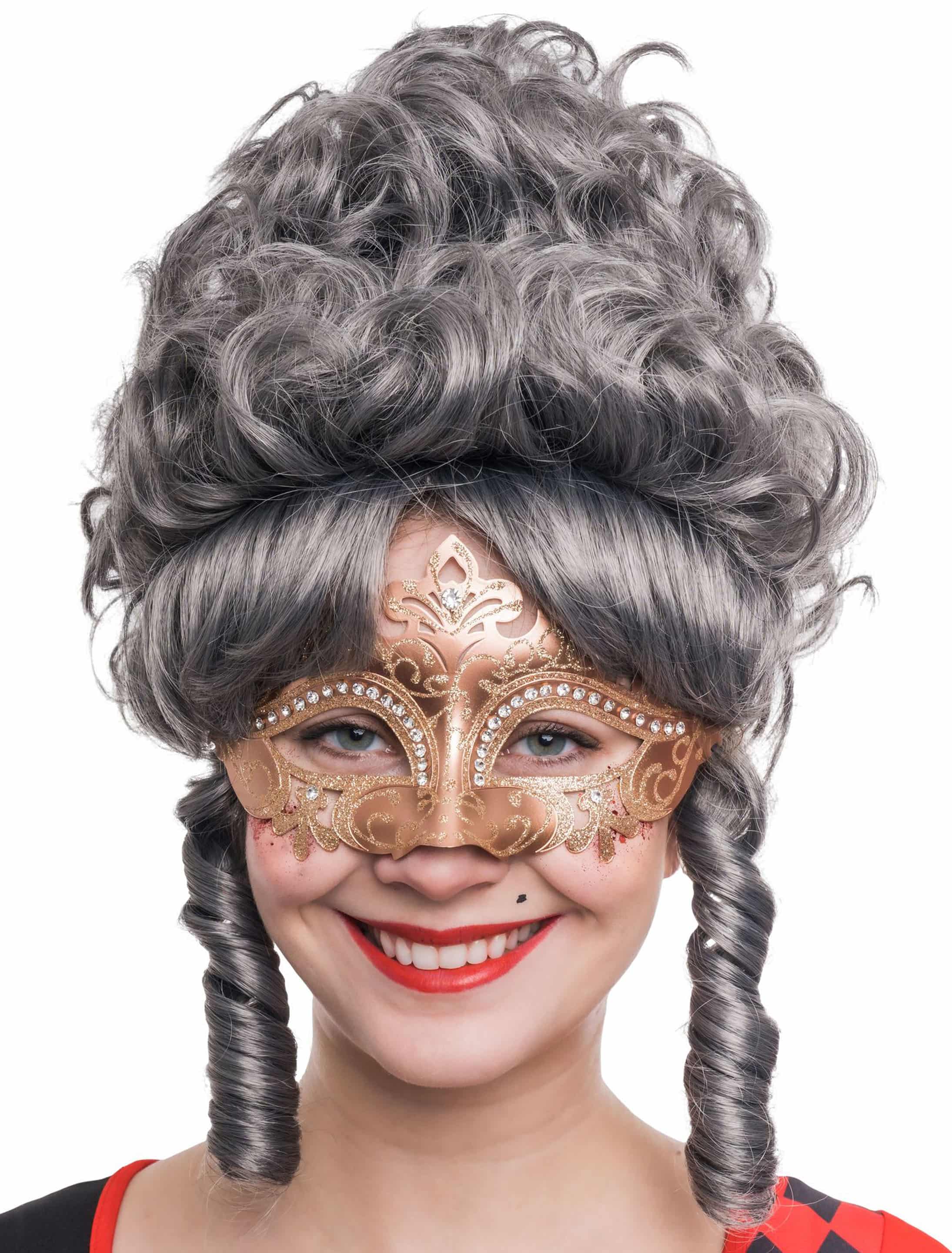 Venezianische Maske Pompös gold