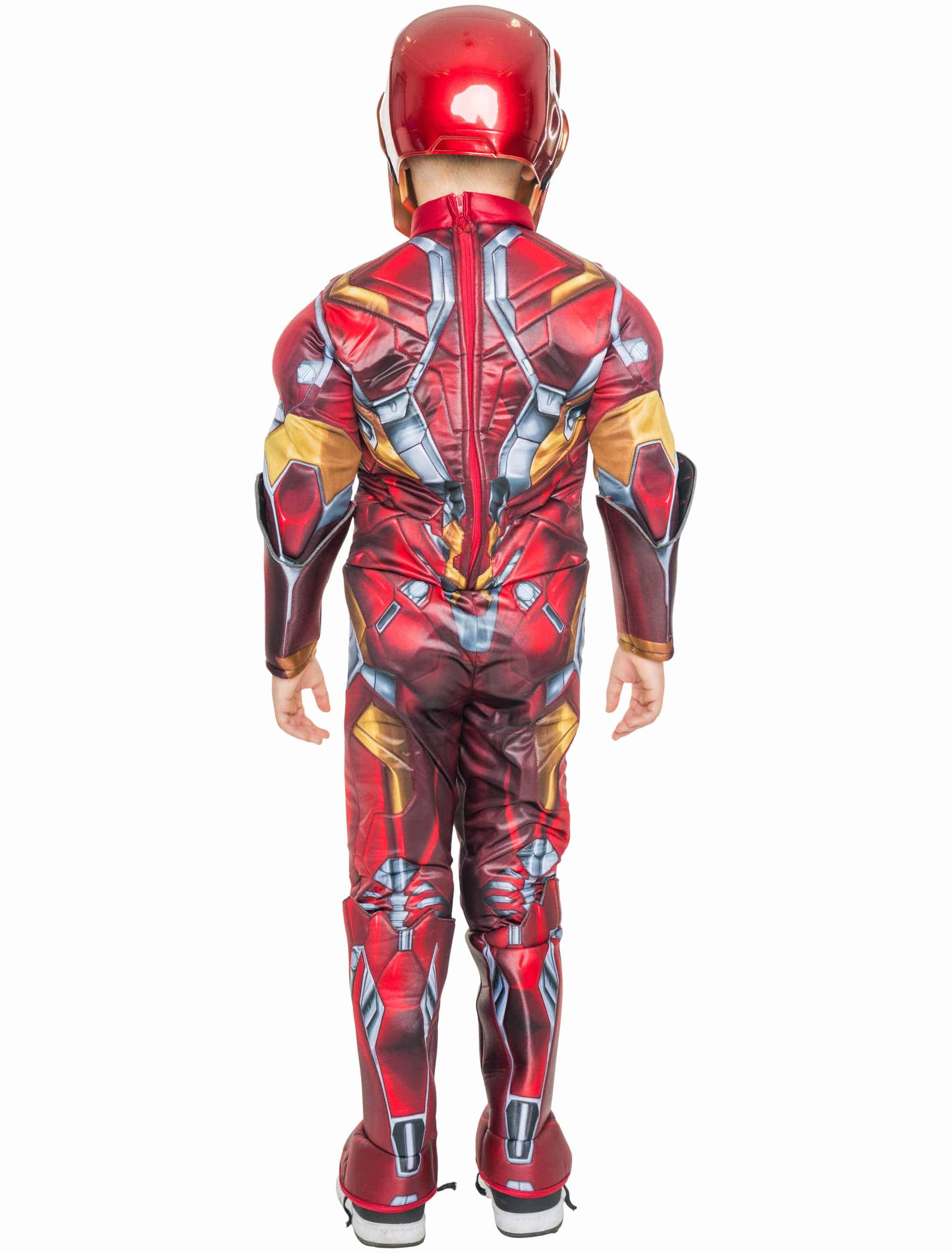 Jumpsuit Iron Man 3tlg. rot/gold 3-4 Jahre