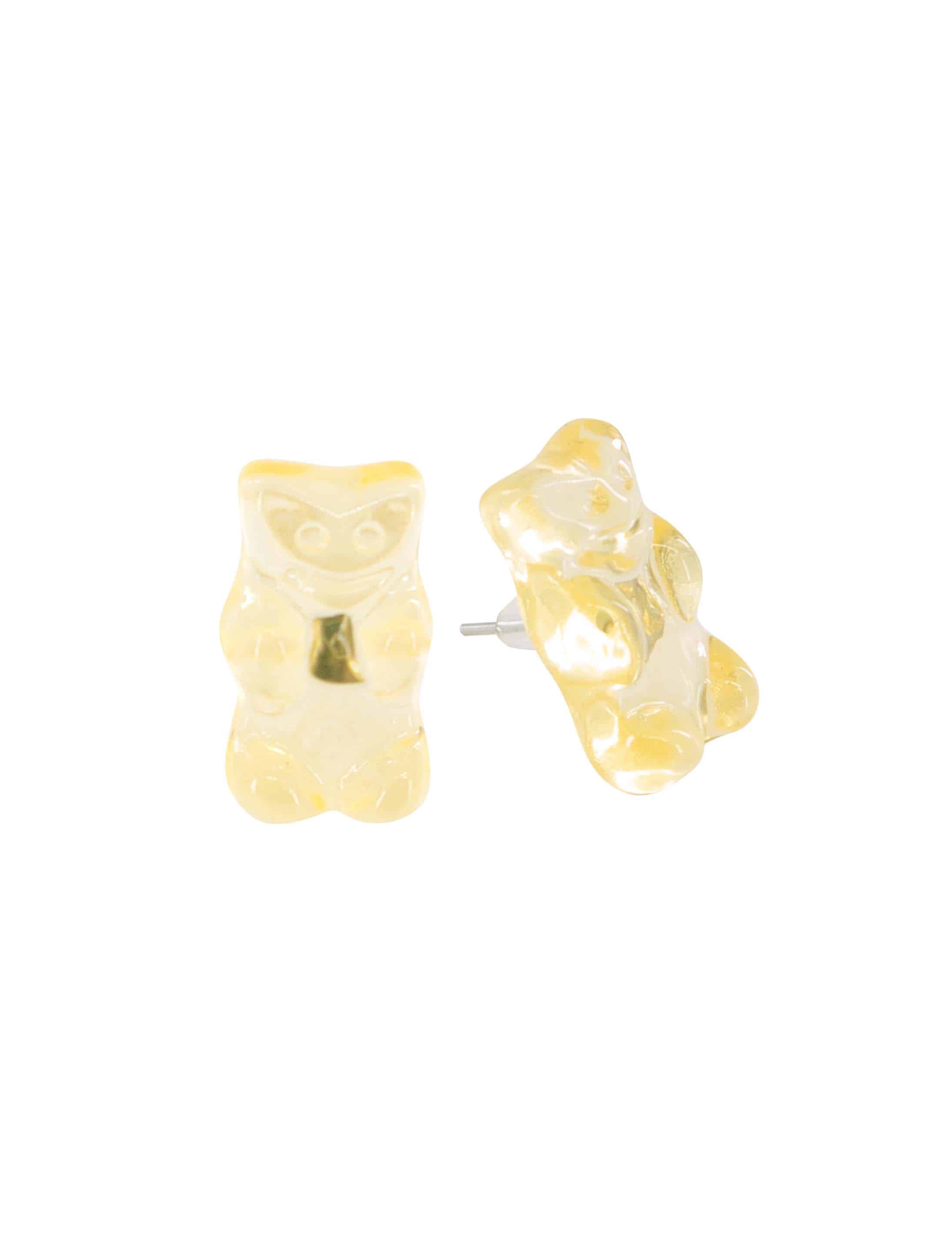 Ohrstecker HARIBO Goldbären weiß