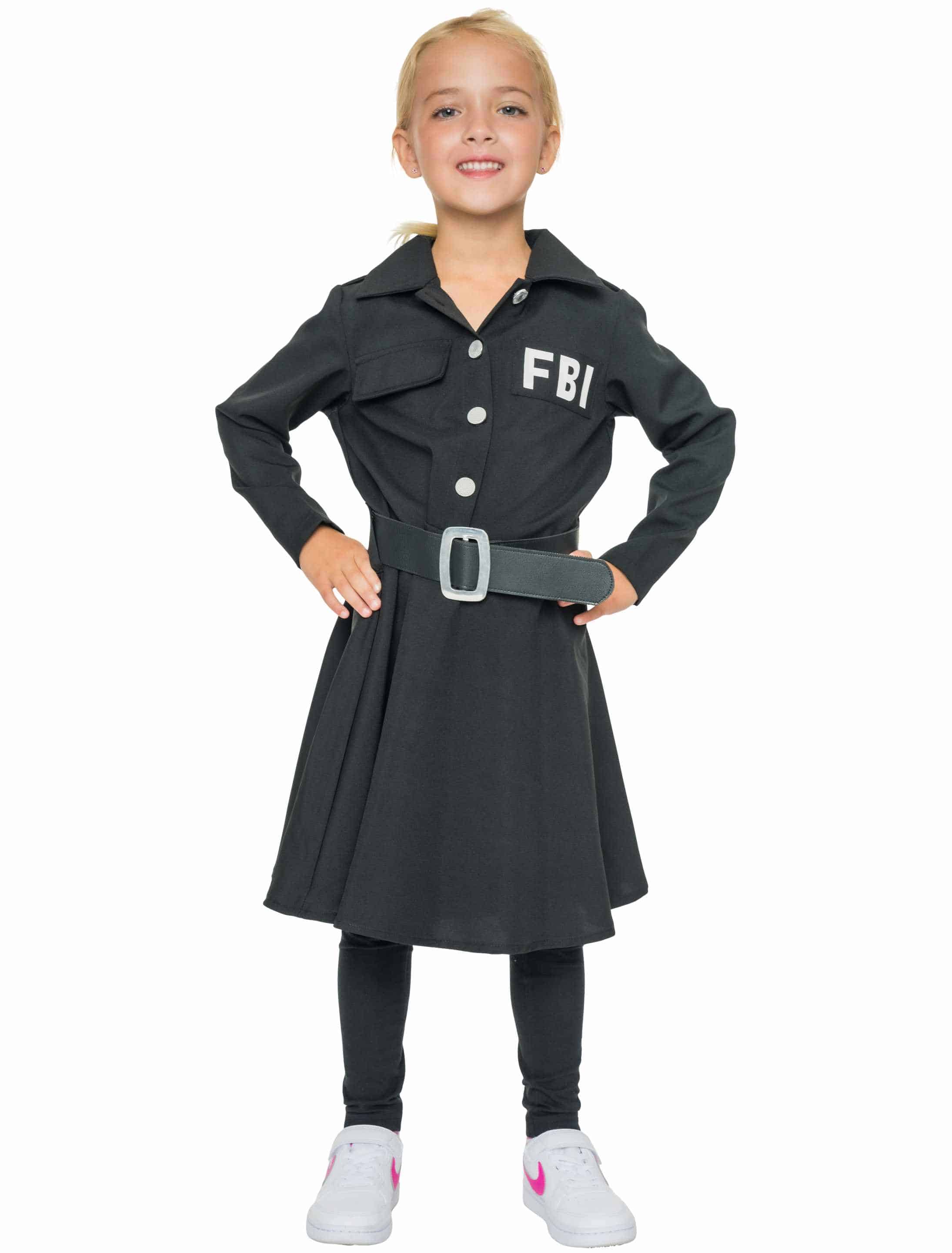 Kleid FBI Kinder schwarz 116