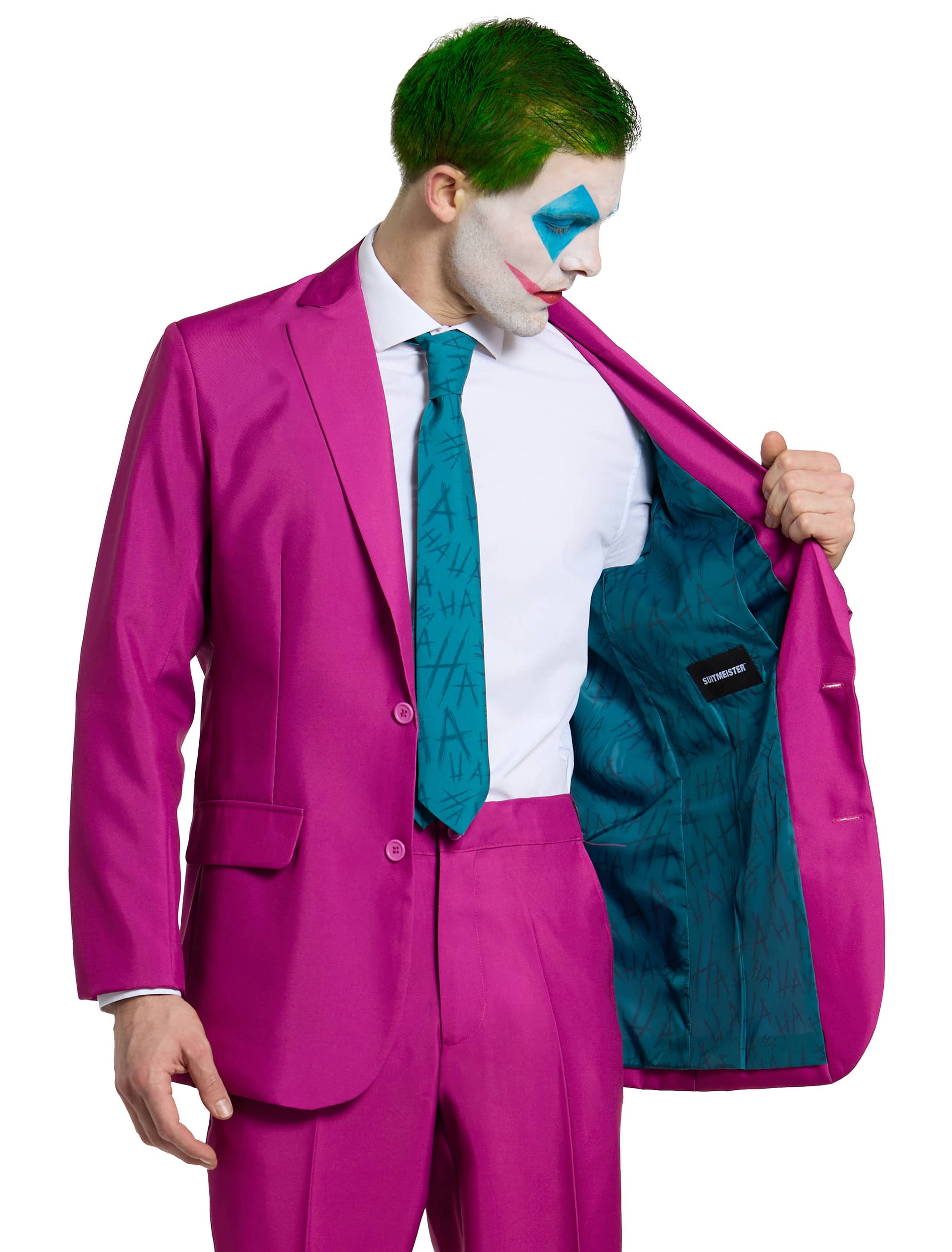 Opposuits Anzug Joker 3tlg. Herren fuchsia S