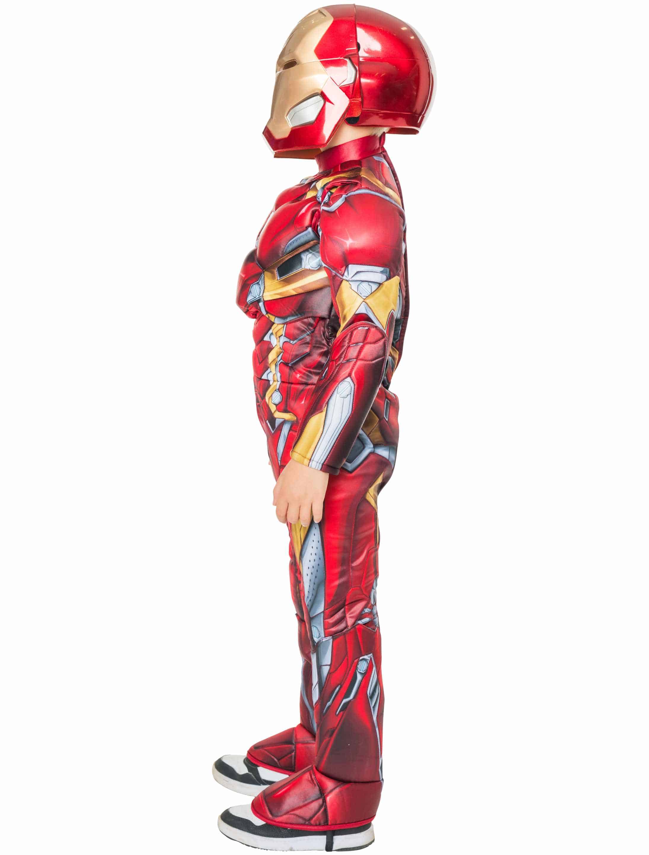 Jumpsuit Iron Man 3tlg. rot/gold 3-4 Jahre