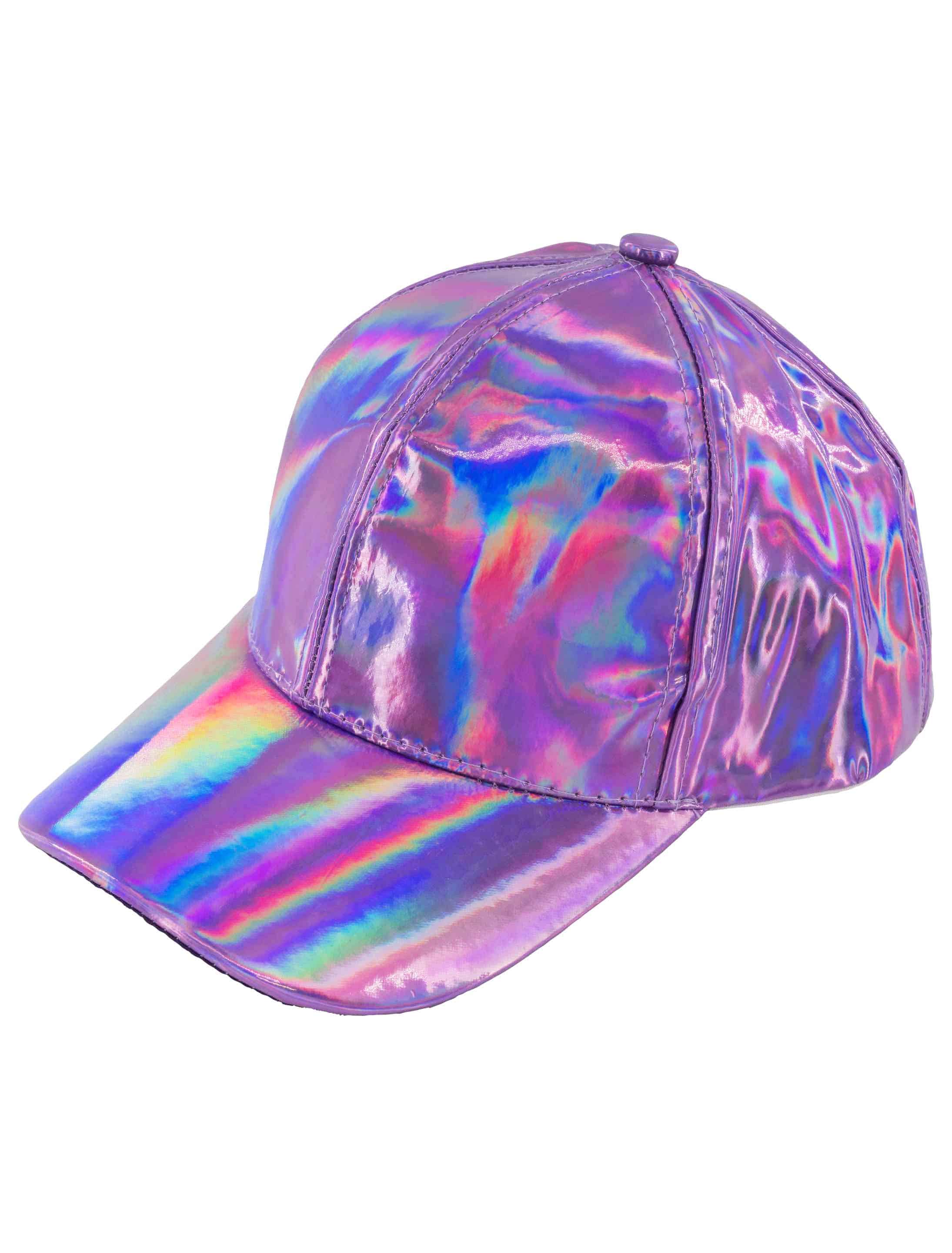 Baseballcap metallic lila one size