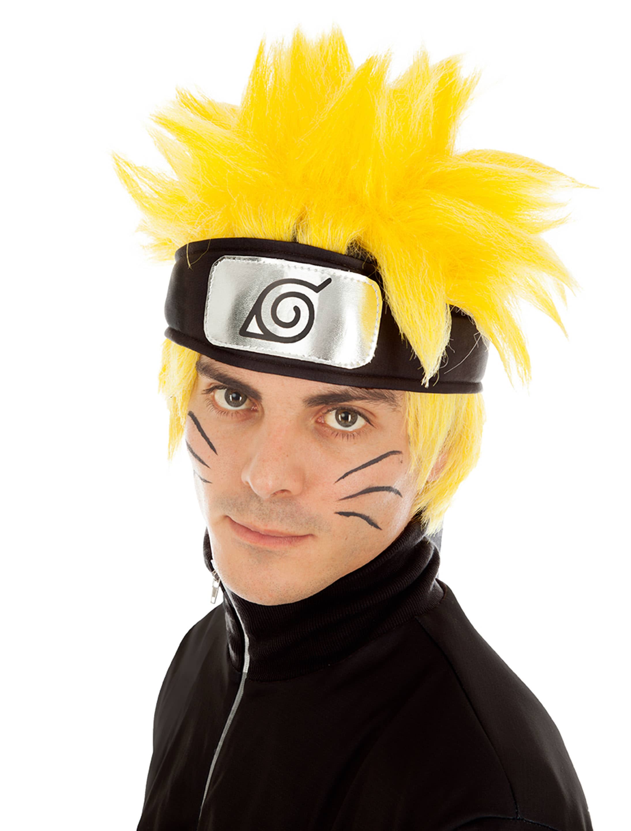 Perücke Naruto Herren gelb