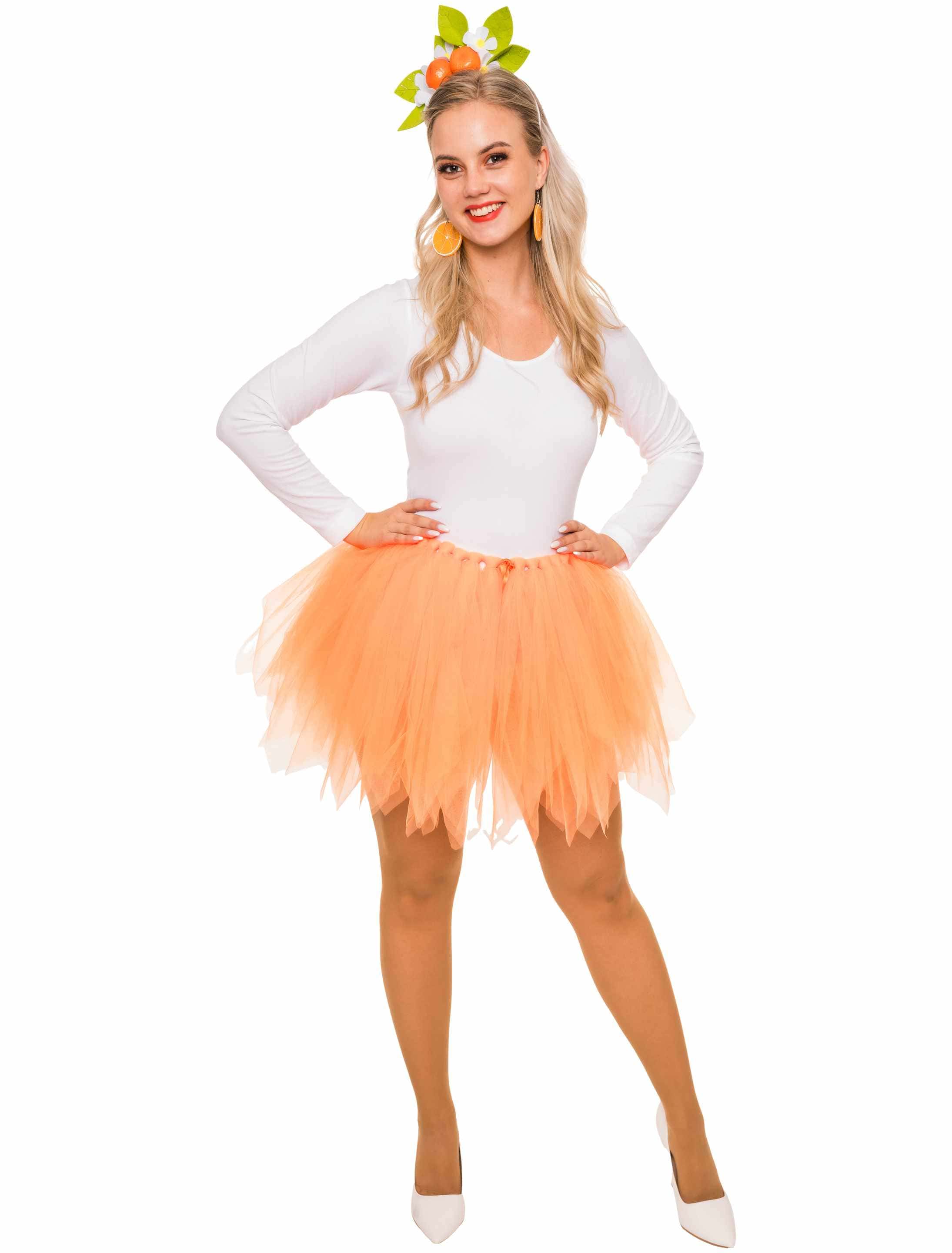 Petticoat Damen orange one size