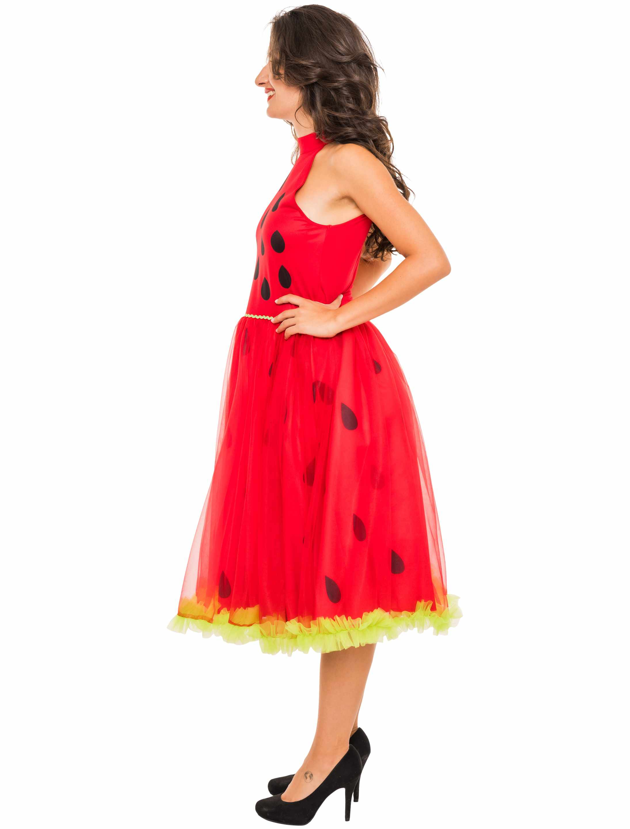 Kleid Wassermelone rot S