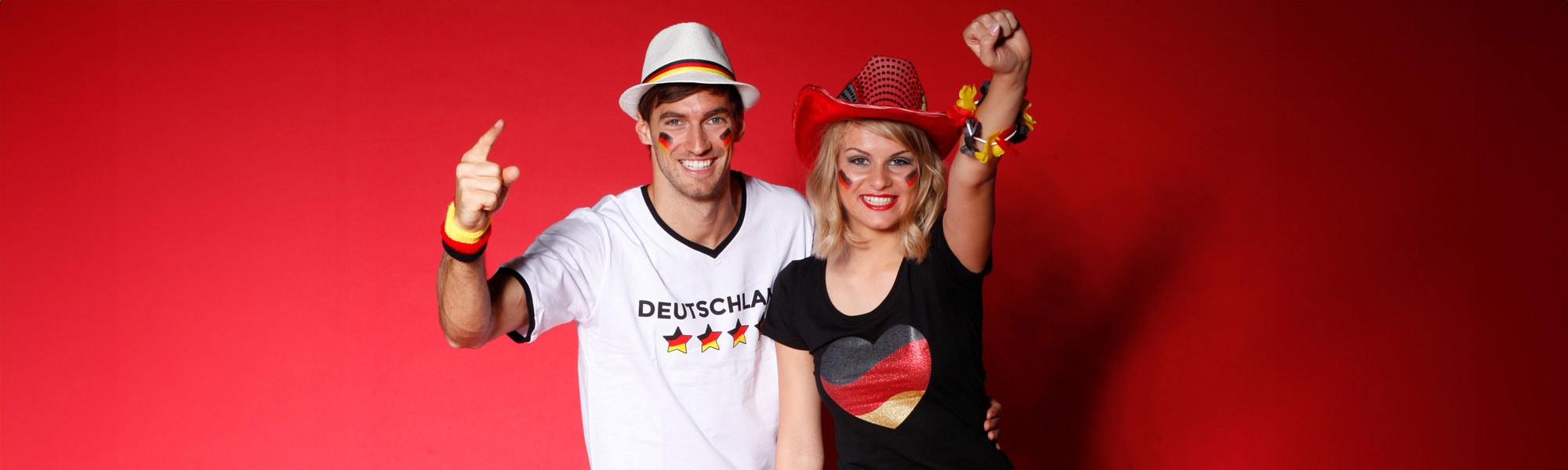 Deutschland Kostüme und Fanartikel für Paare