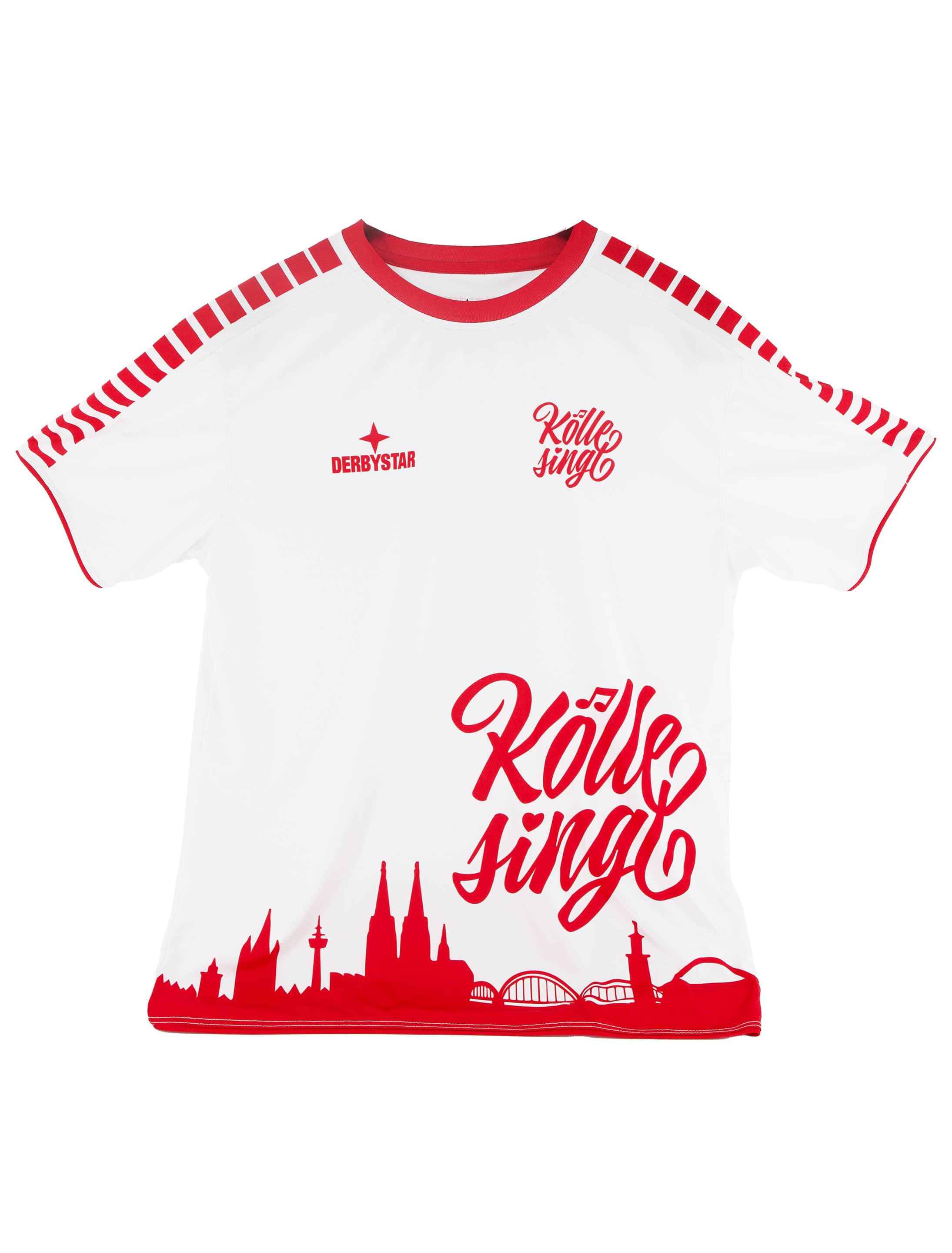 Trikot Kölle singt Unisex rot/weiß L