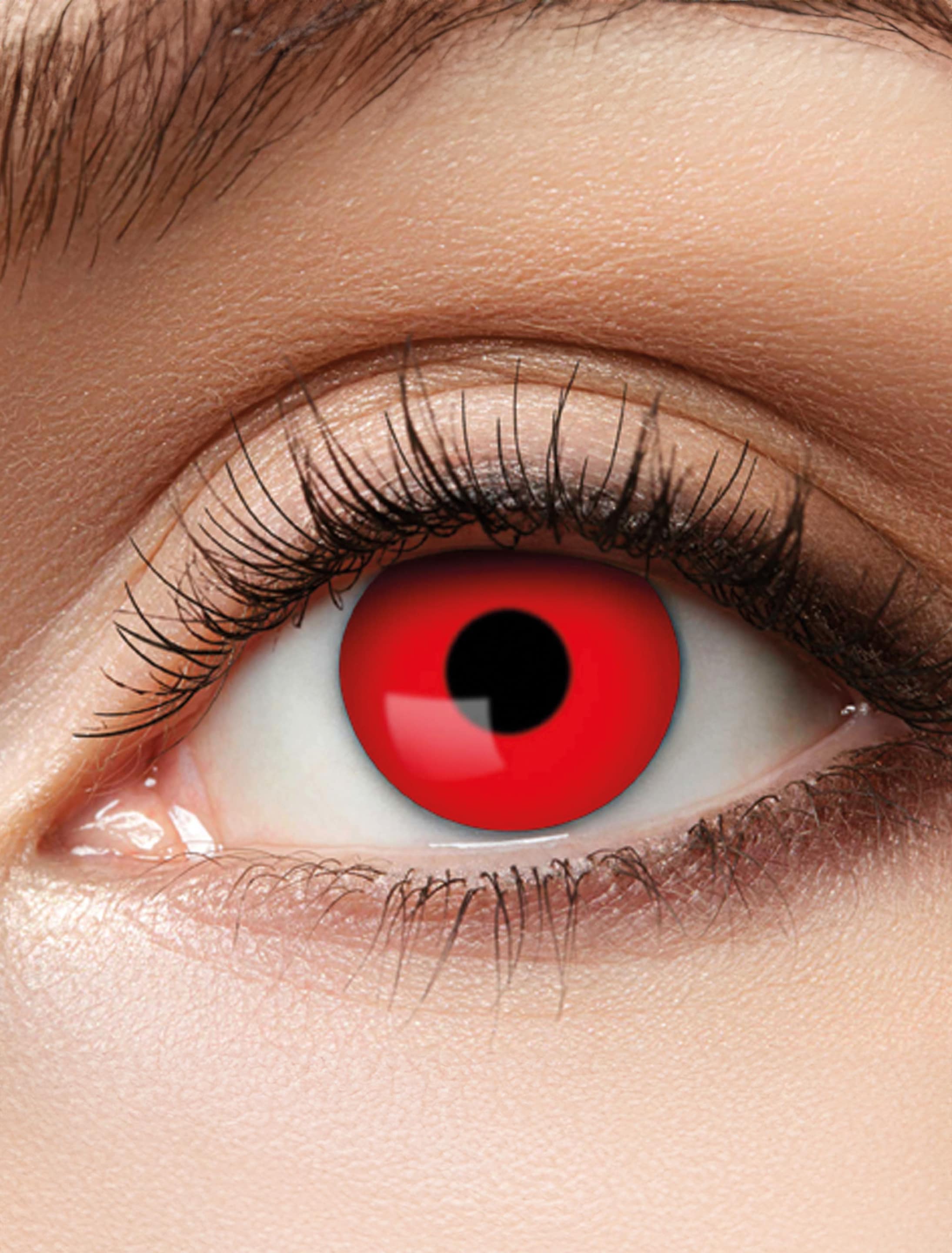 Kontaktlinse Red Devil rot -1.0 Dioptrien