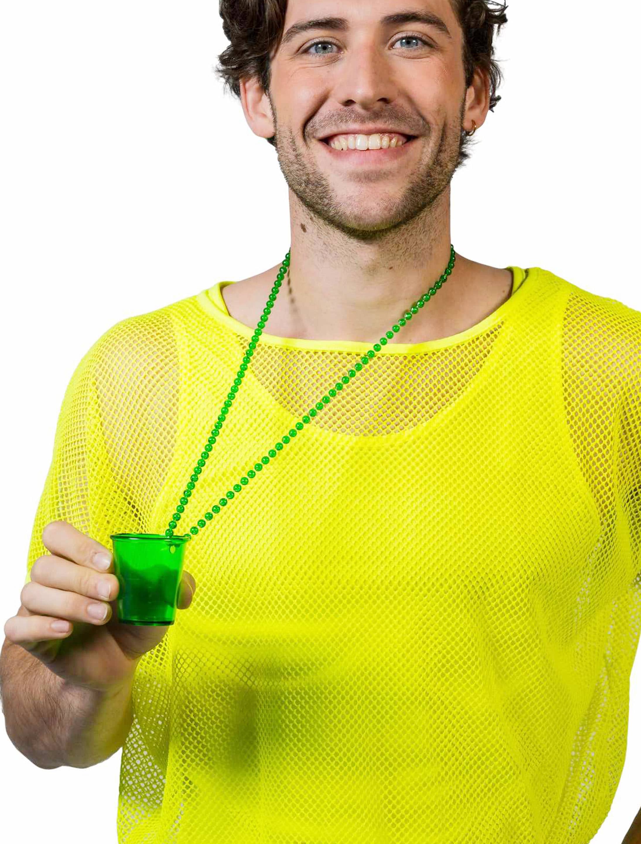 Halskette mit Shotglas grün