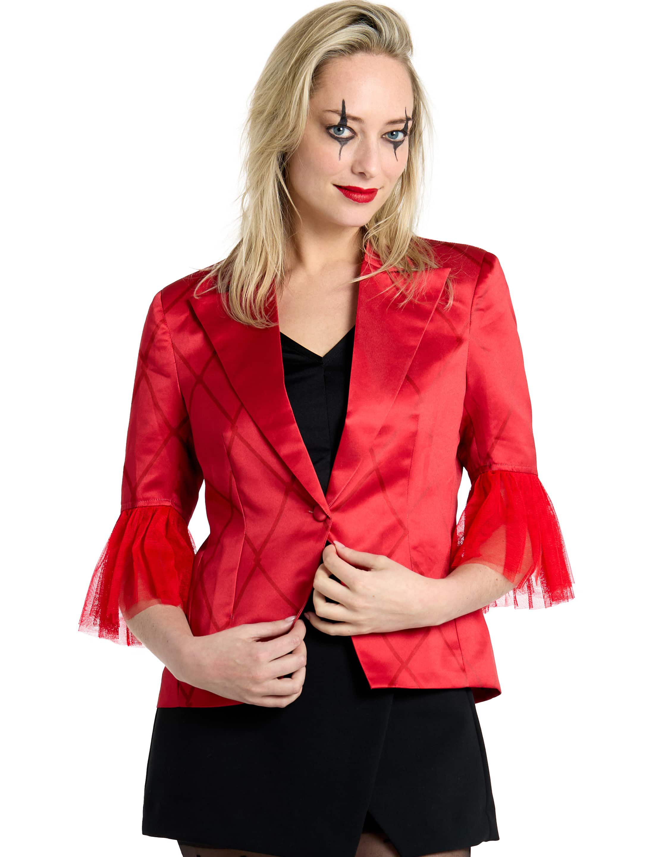 Blazer Harley Quinn Damen rot 2XL