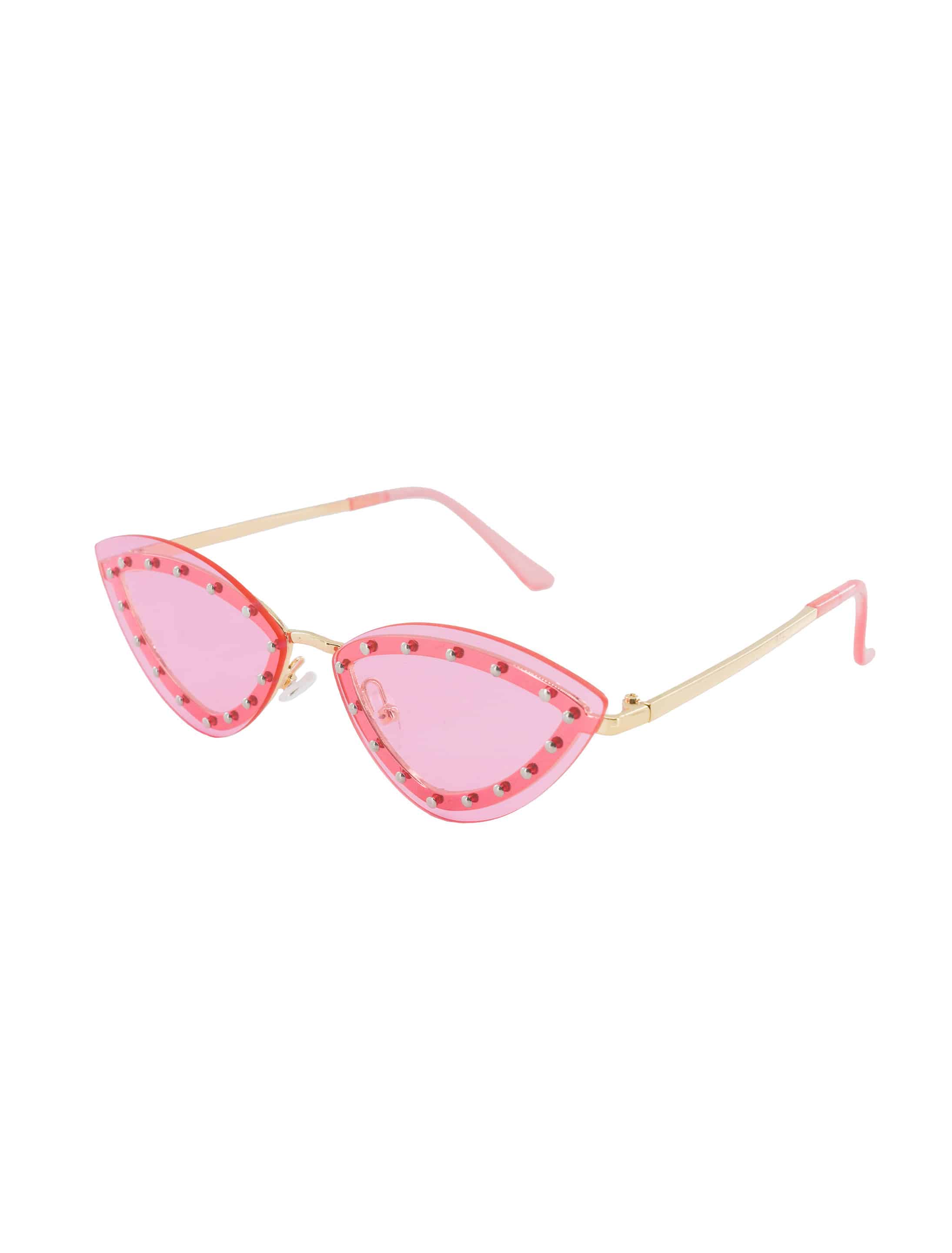 Brille Katzenaugen pink