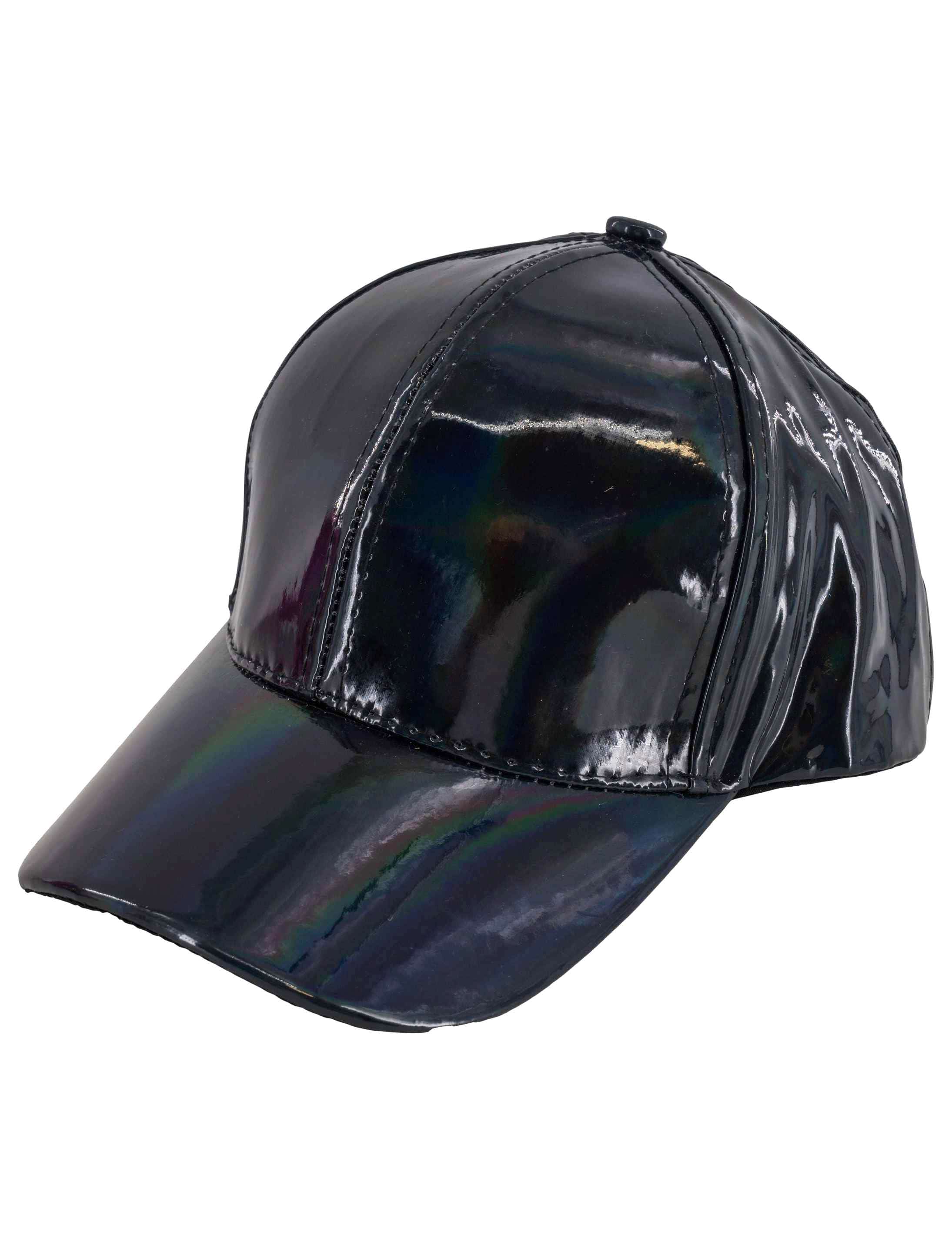 Baseballcap metallic schwarz one size