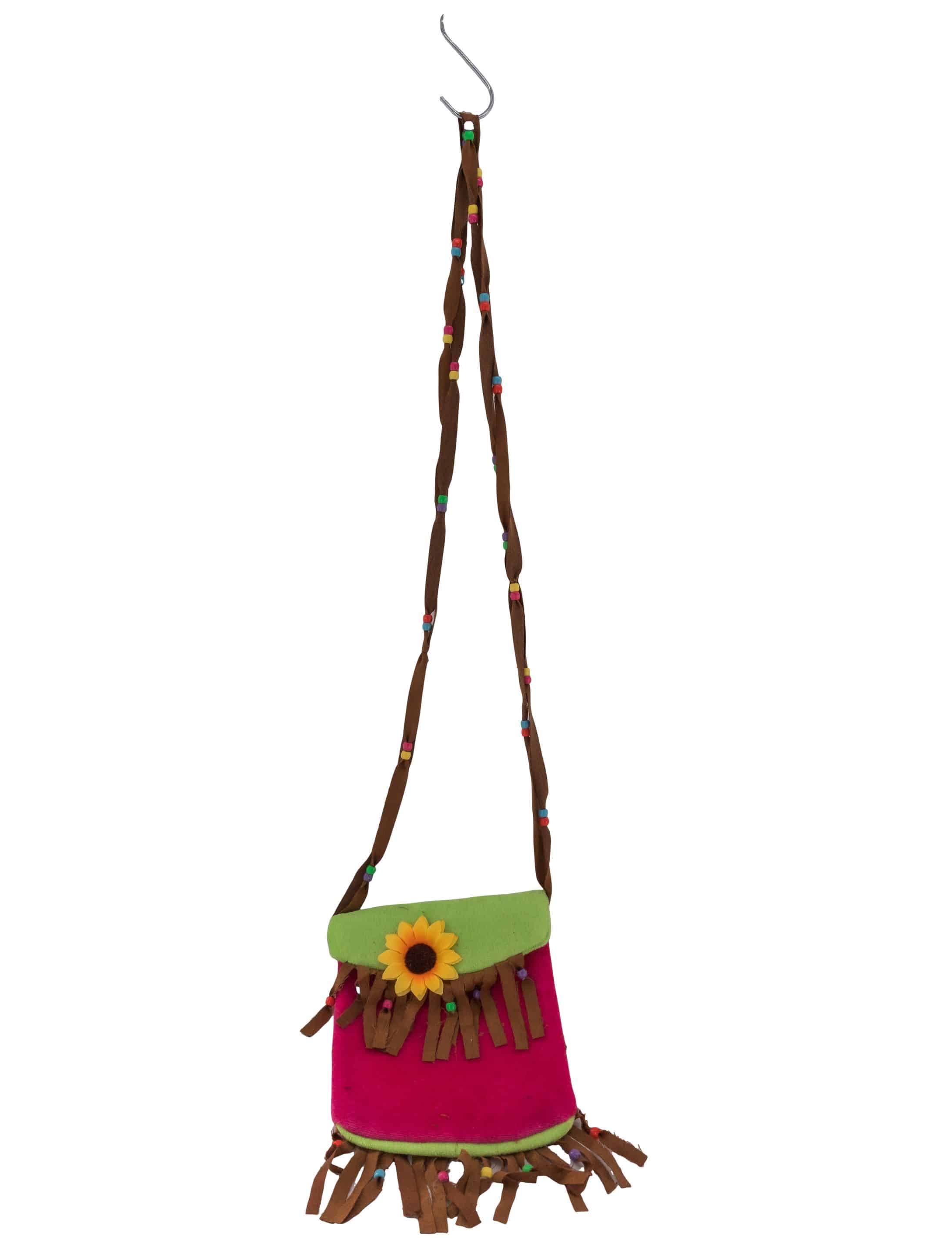 Tasche Hippie mit Fransen bunt