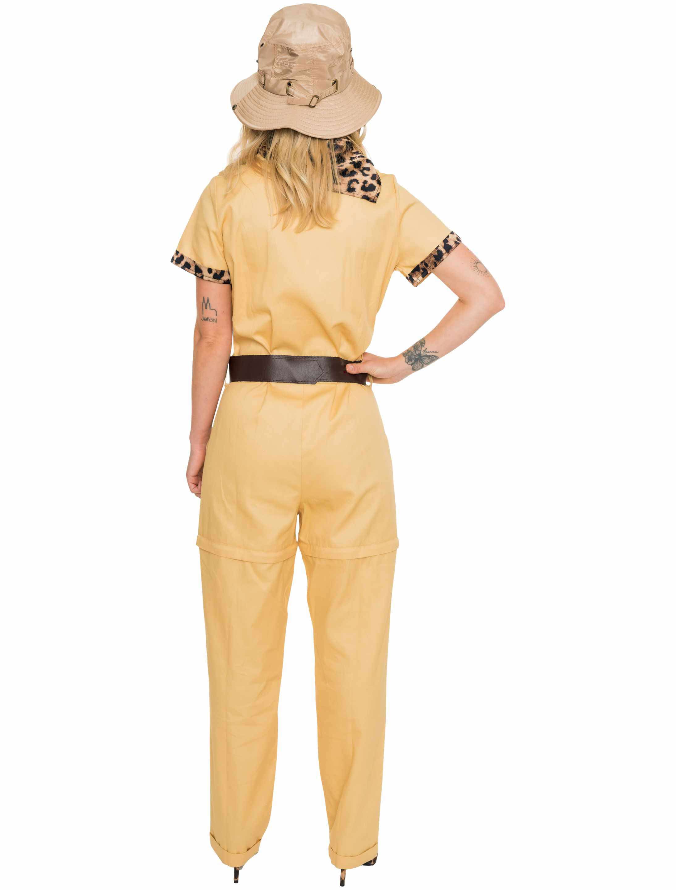 Jumpsuit Safari Damen beige S