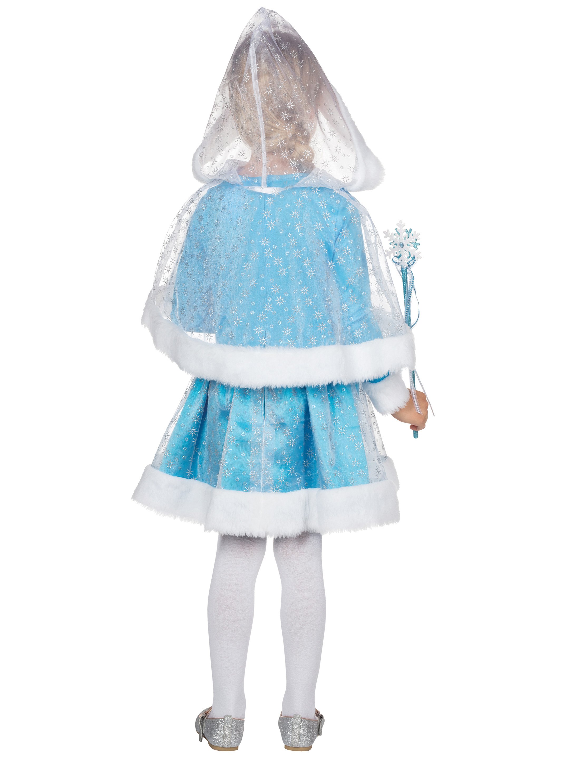 Kleid Schneeprinzessin Kinder hellblau 128