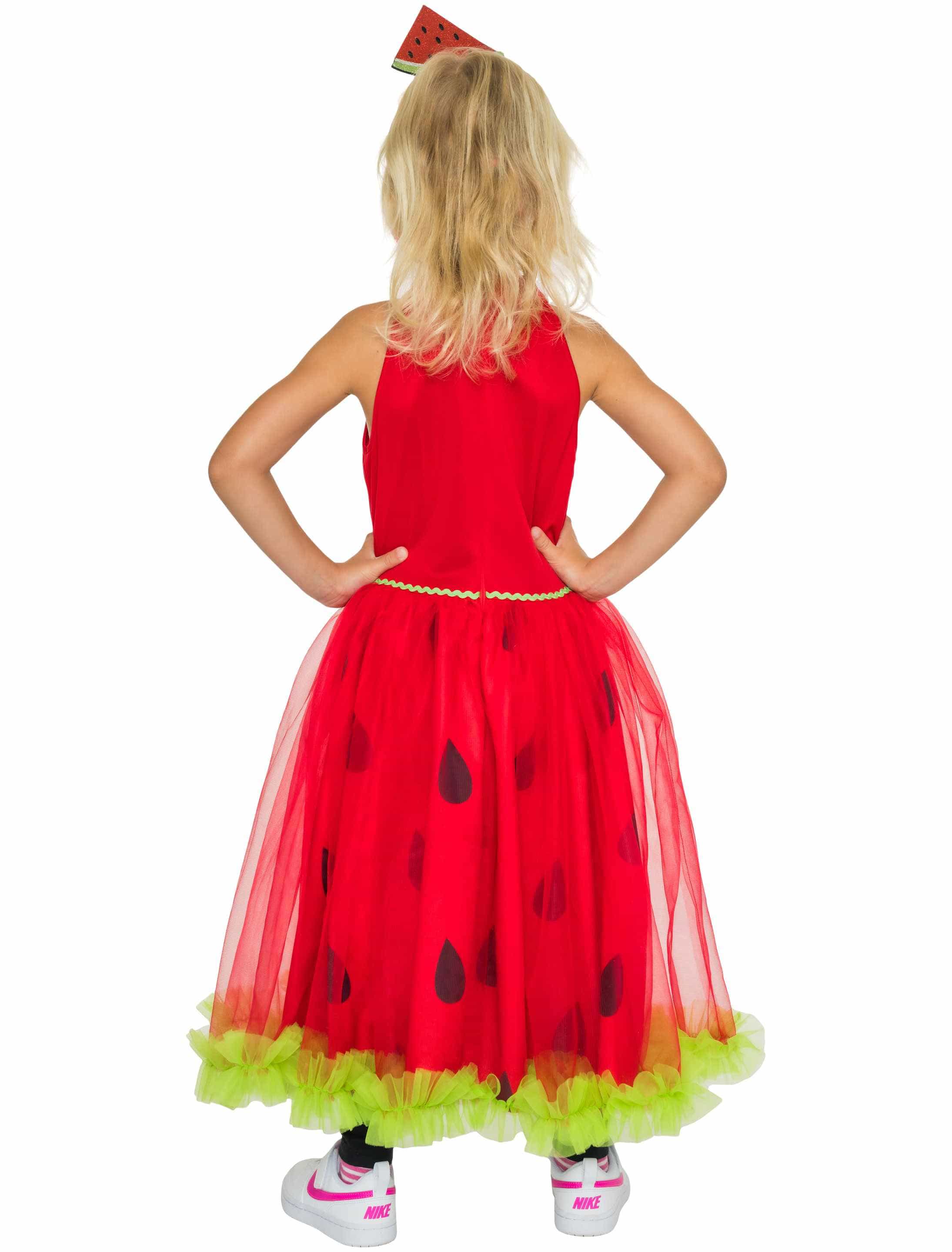 Kleid Wassermelone Kinder rot 116