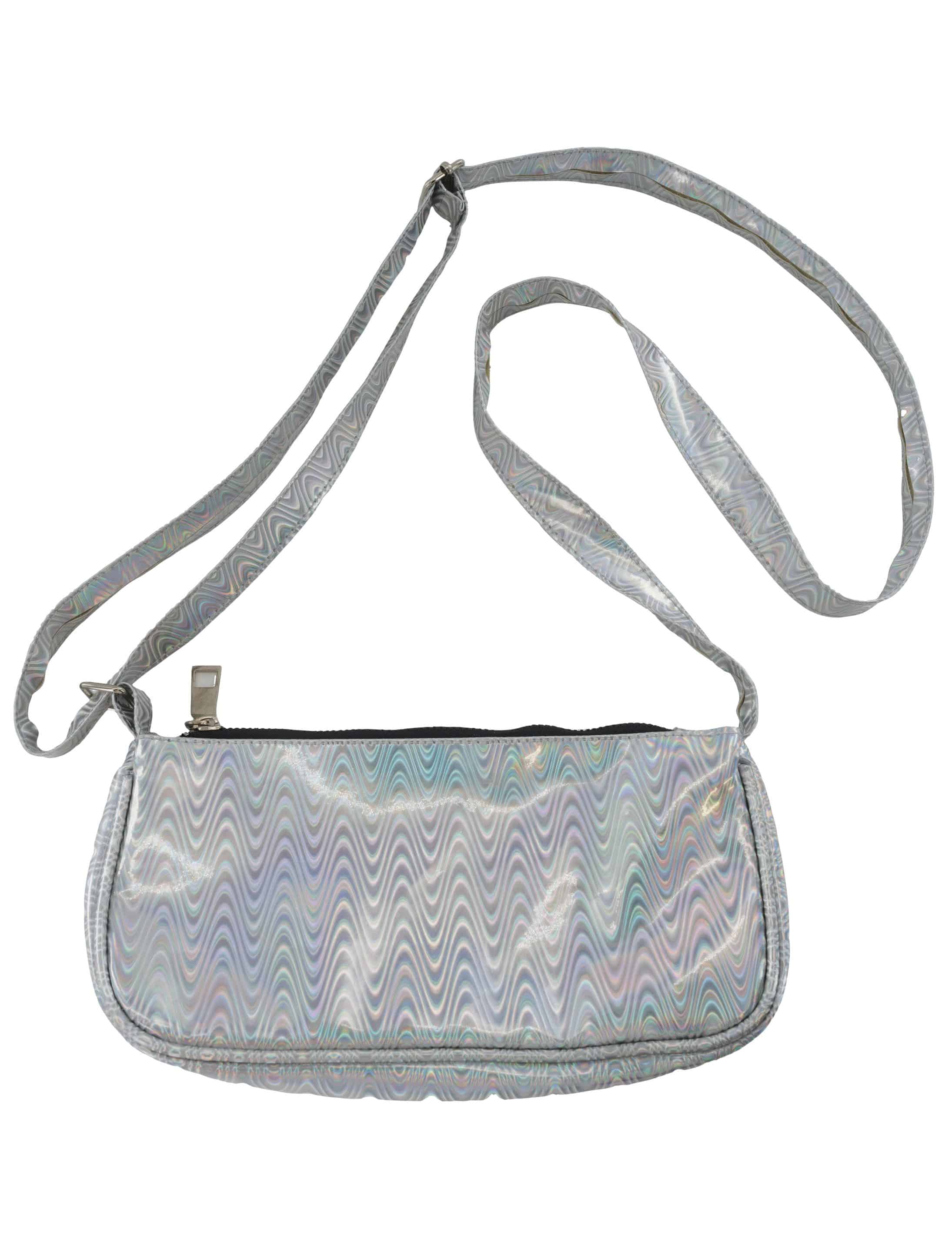 Handtasche Laser silber