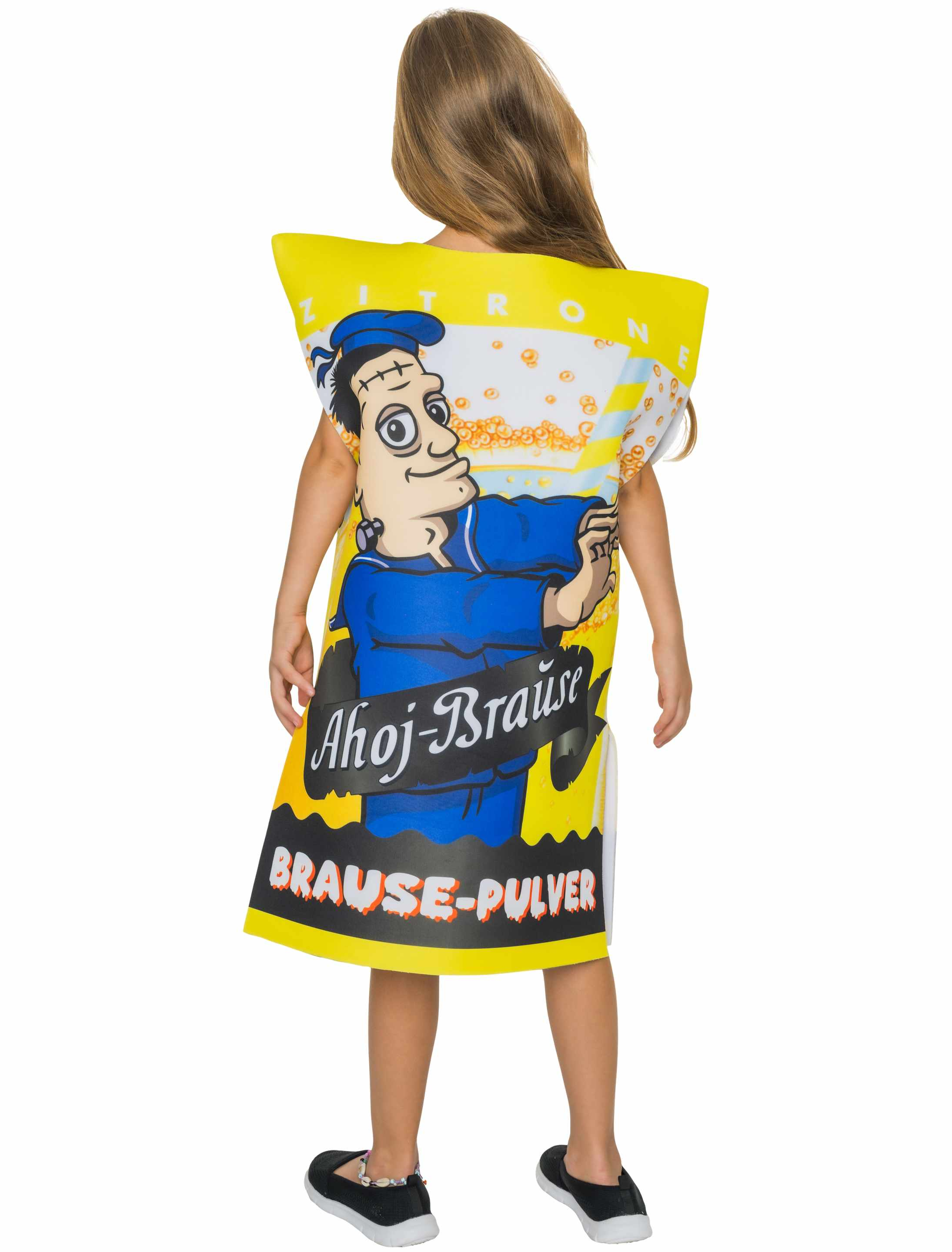 Kostüm Ahoj-Brause Halloween Kinder gelb one size