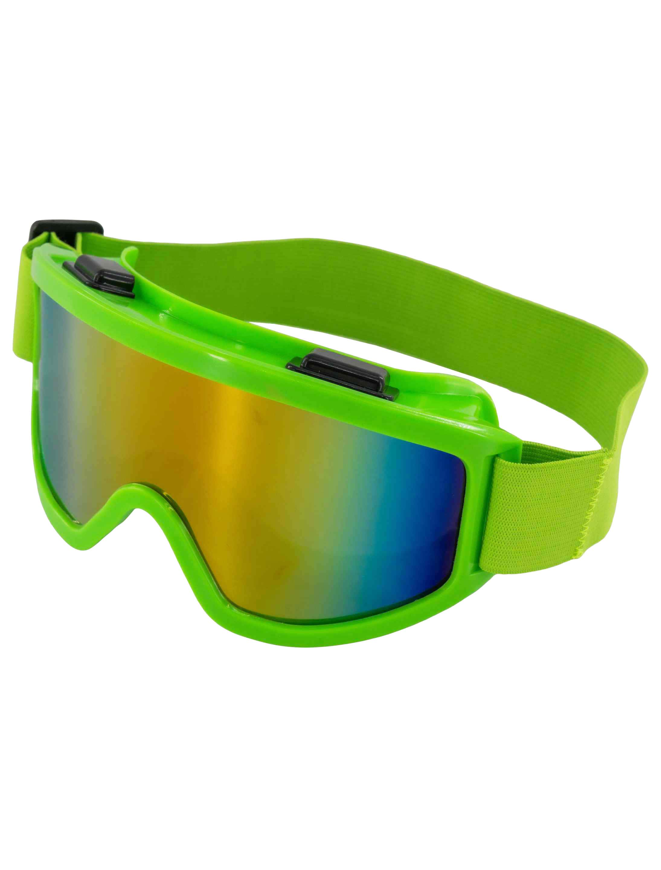 Skibrille neongrün