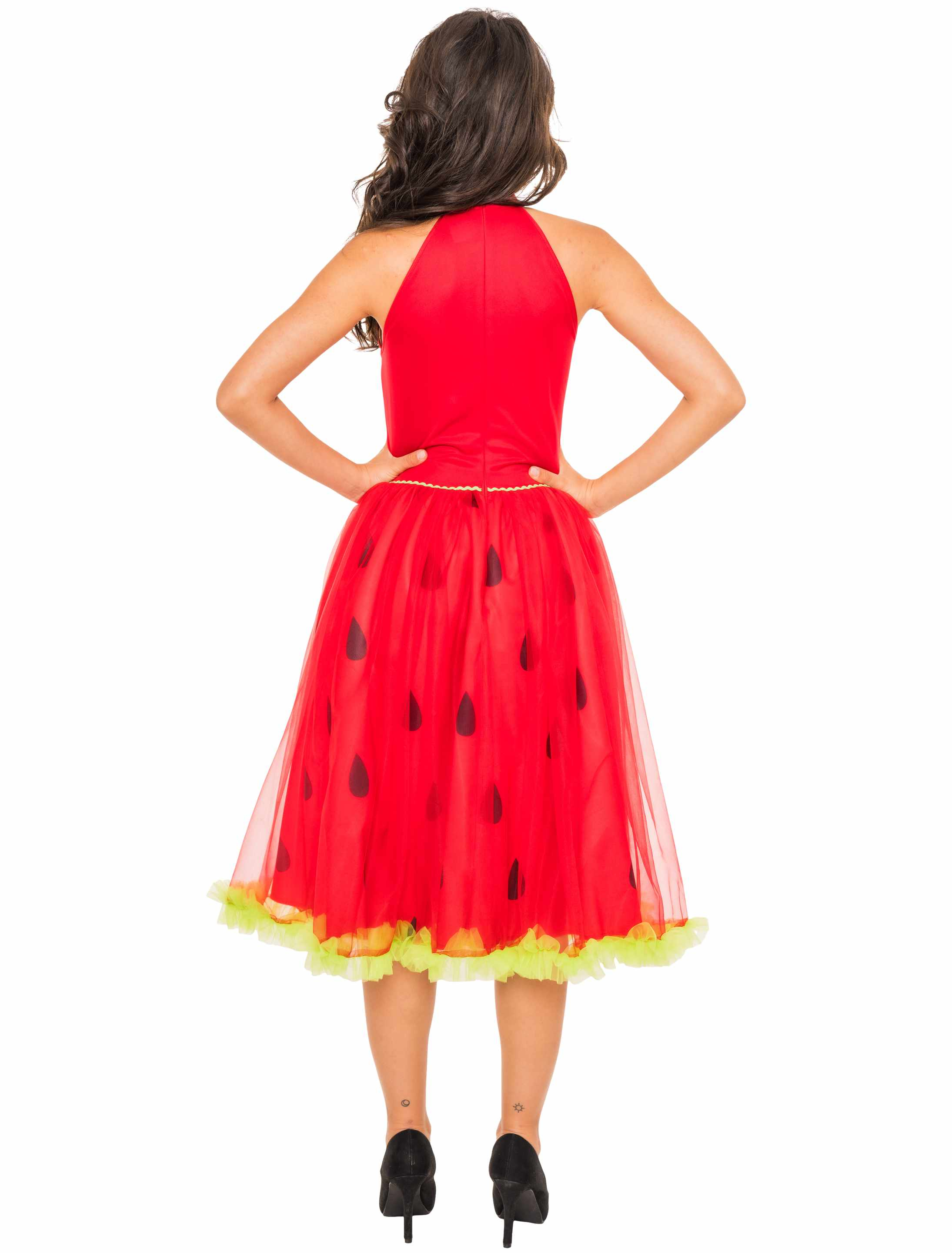 Kleid Wassermelone rot L