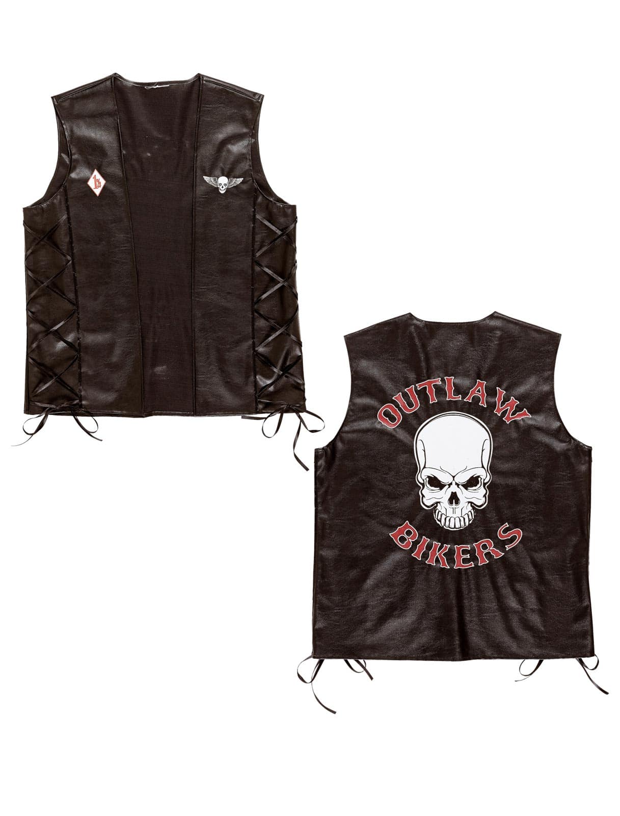 Weste Outlaw Bikers schwarz XL