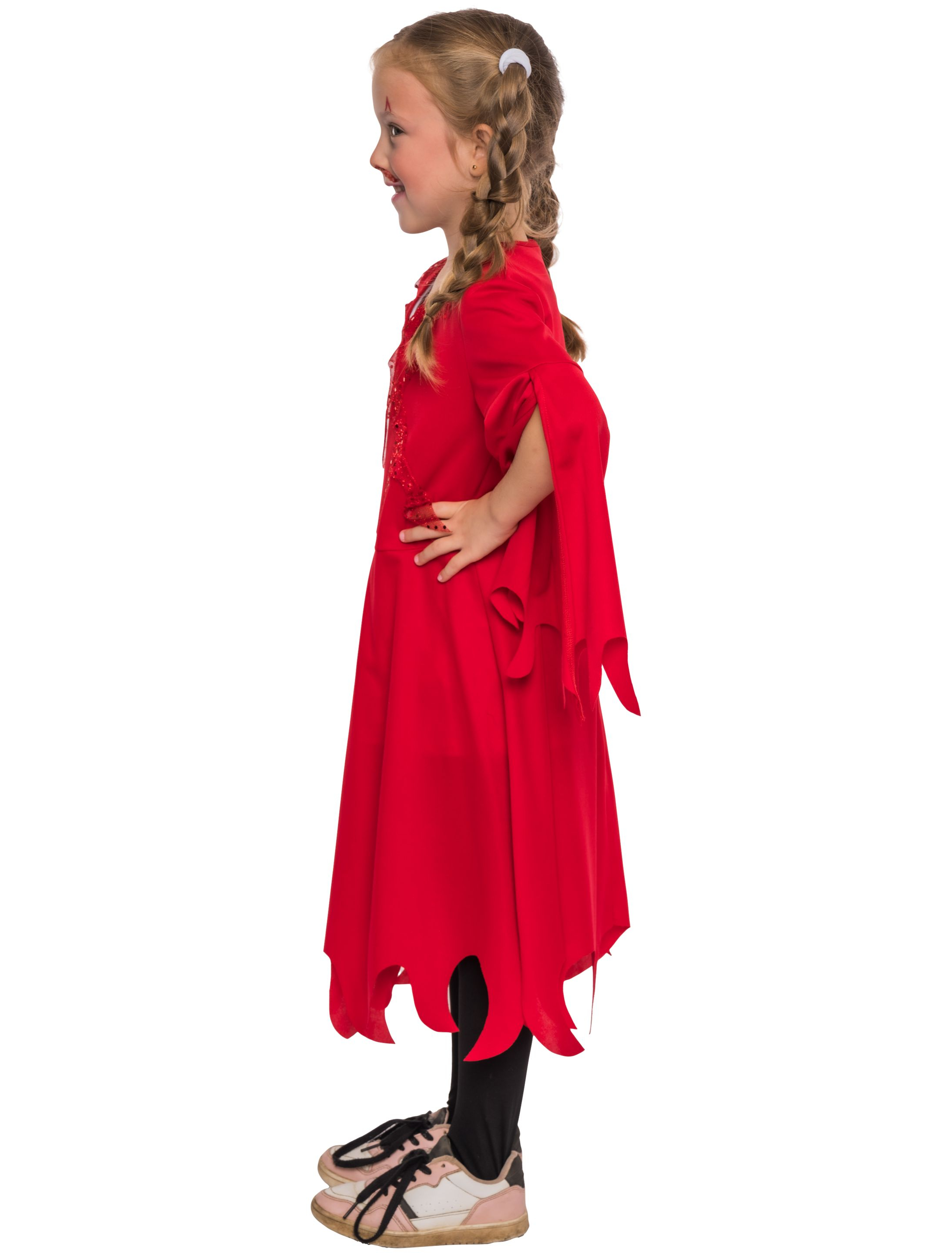 Kleid Teufel Kinder rot 116