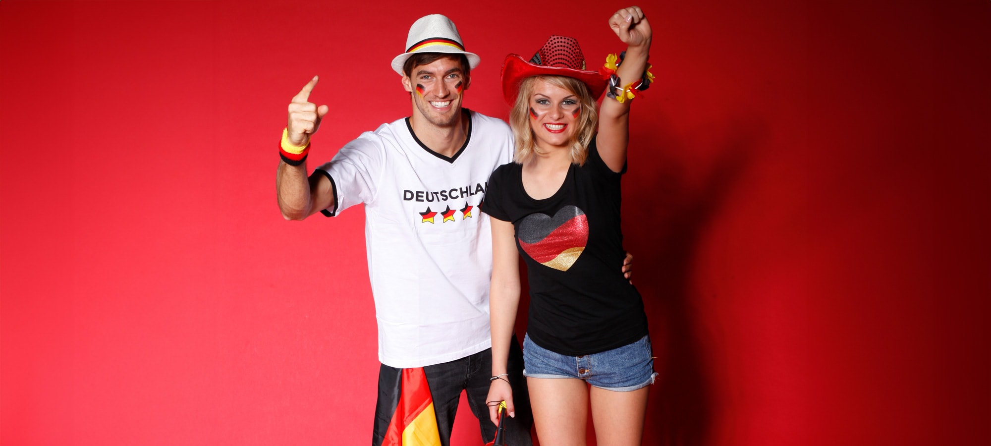 Deutschland Kostüme und Fanartikel für Paare