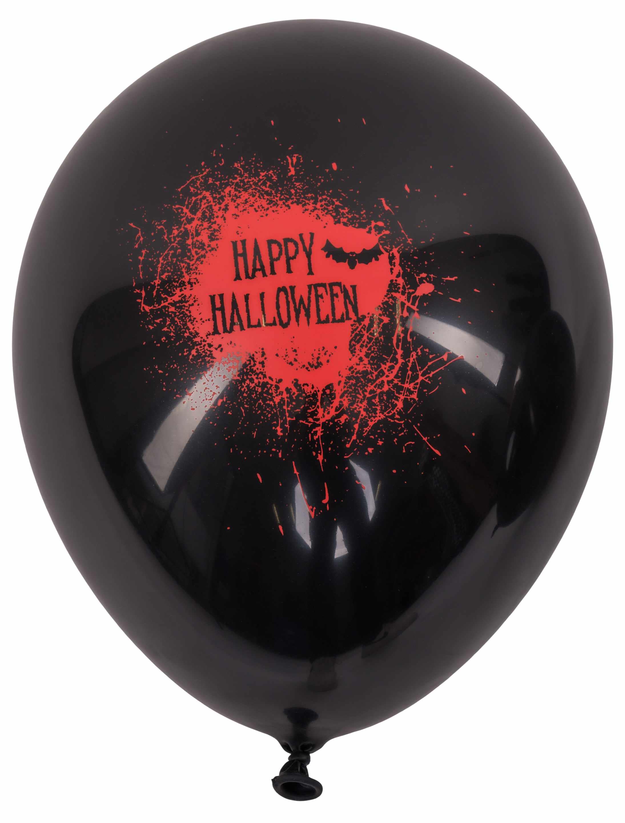 Luftballons Halloween 25 Stk. schwarz