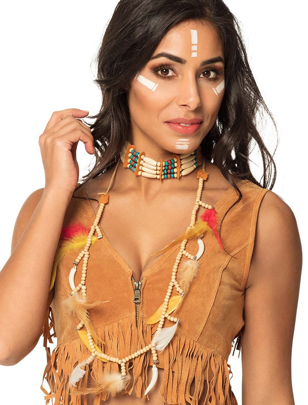 Halskette und Choker Set Indianer