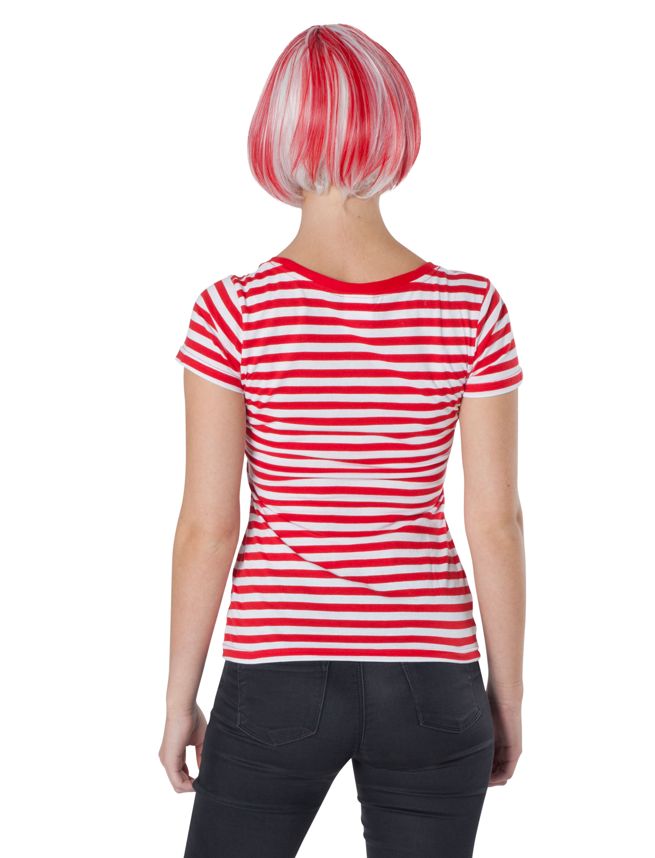 Damen Ringelshirt (rot/weiß) kaufen für Deiters Karneval »