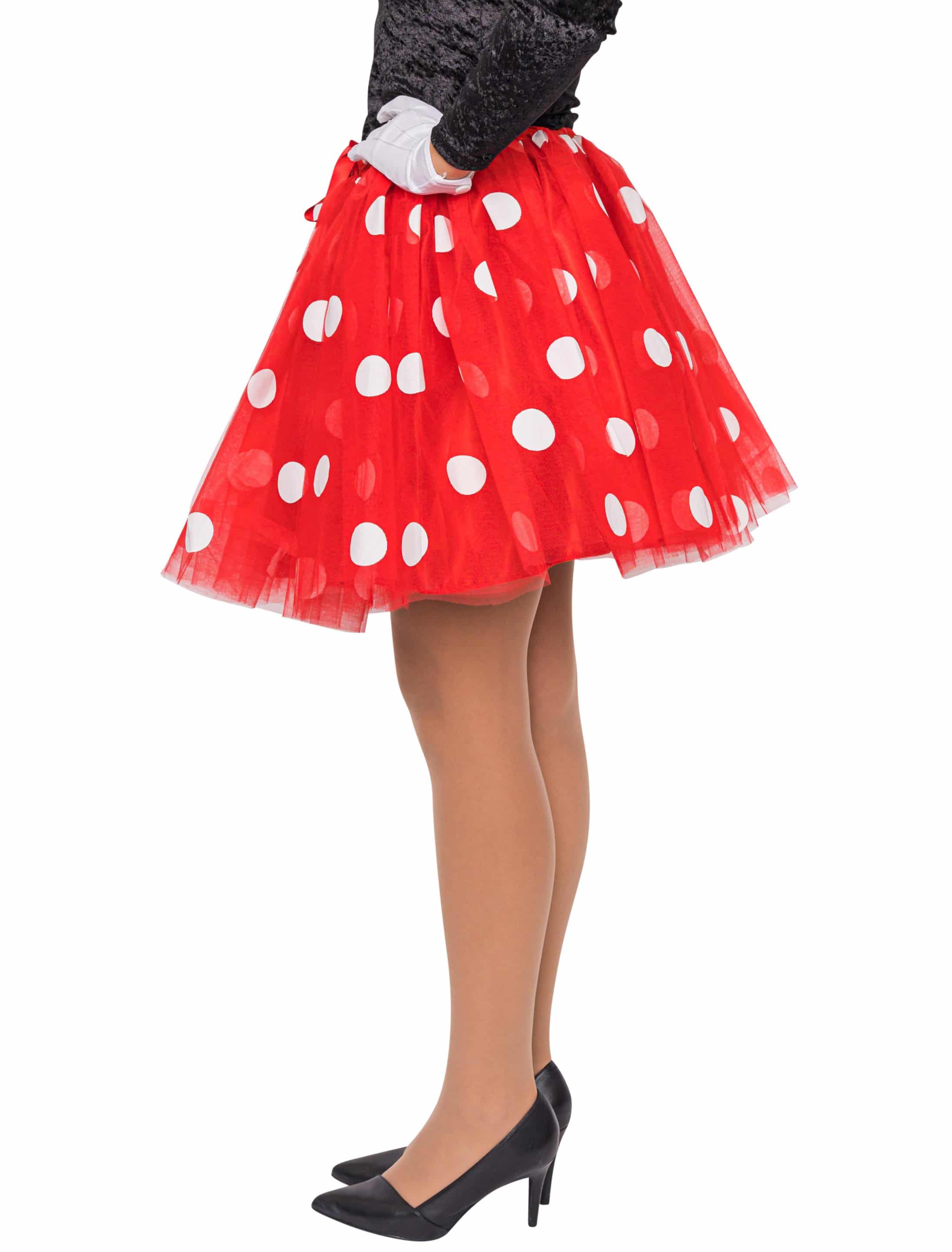 Sexy Damen Halloween Damen Minnie rot Maus Kostüm Kleid Outfit 8-14