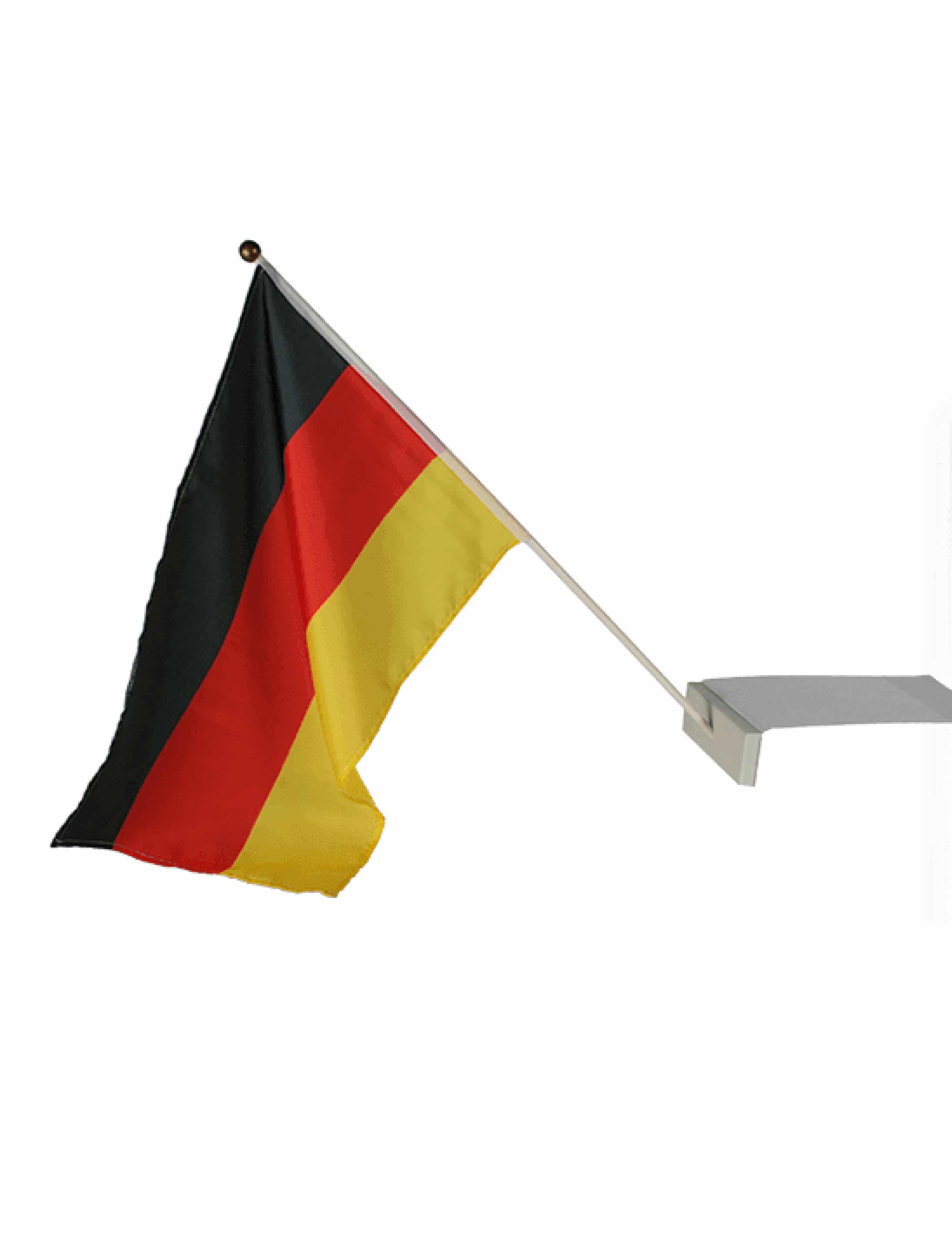 Deutschland & Bundesländer Fahne am Stab - Deutschland Fahne / Flagge am  Stab